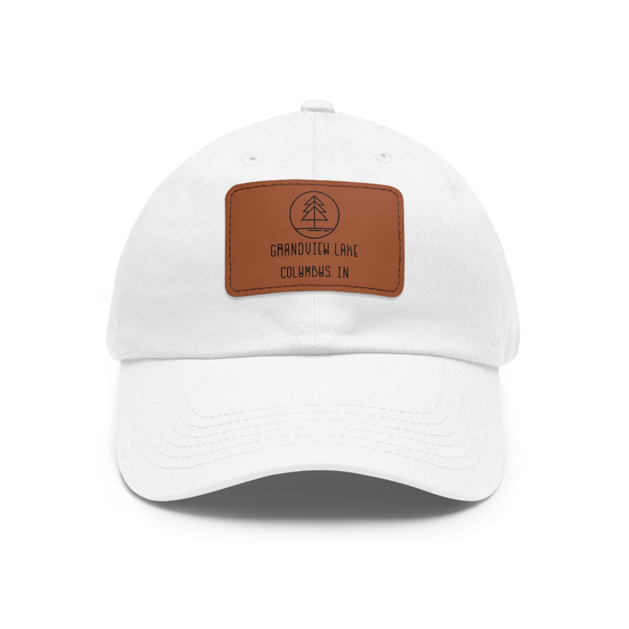 Leather Patch Hat — Grandview Lake Outdoor Baseball Cap