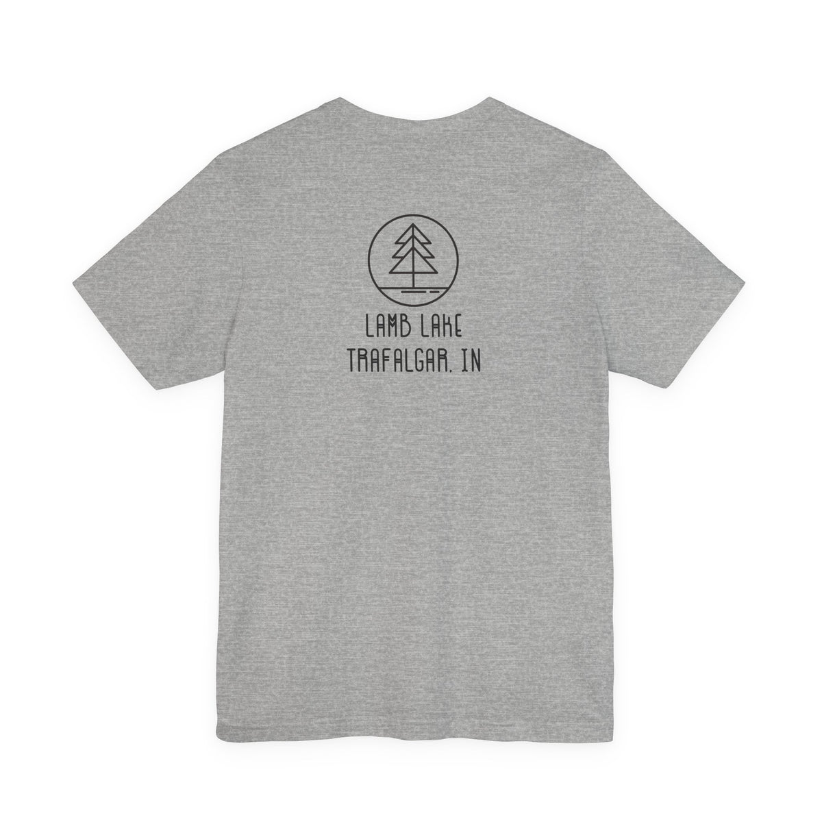 Lamb Lake Minimalist Tee — Lake Forest Graphic Short Sleeve Shirt
