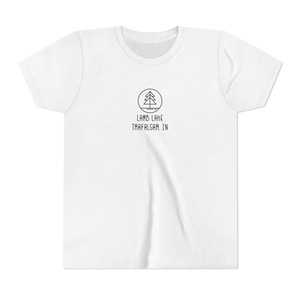 Youth Tee — 'Lamb Lake' Retro Camp Kids T-Shirt