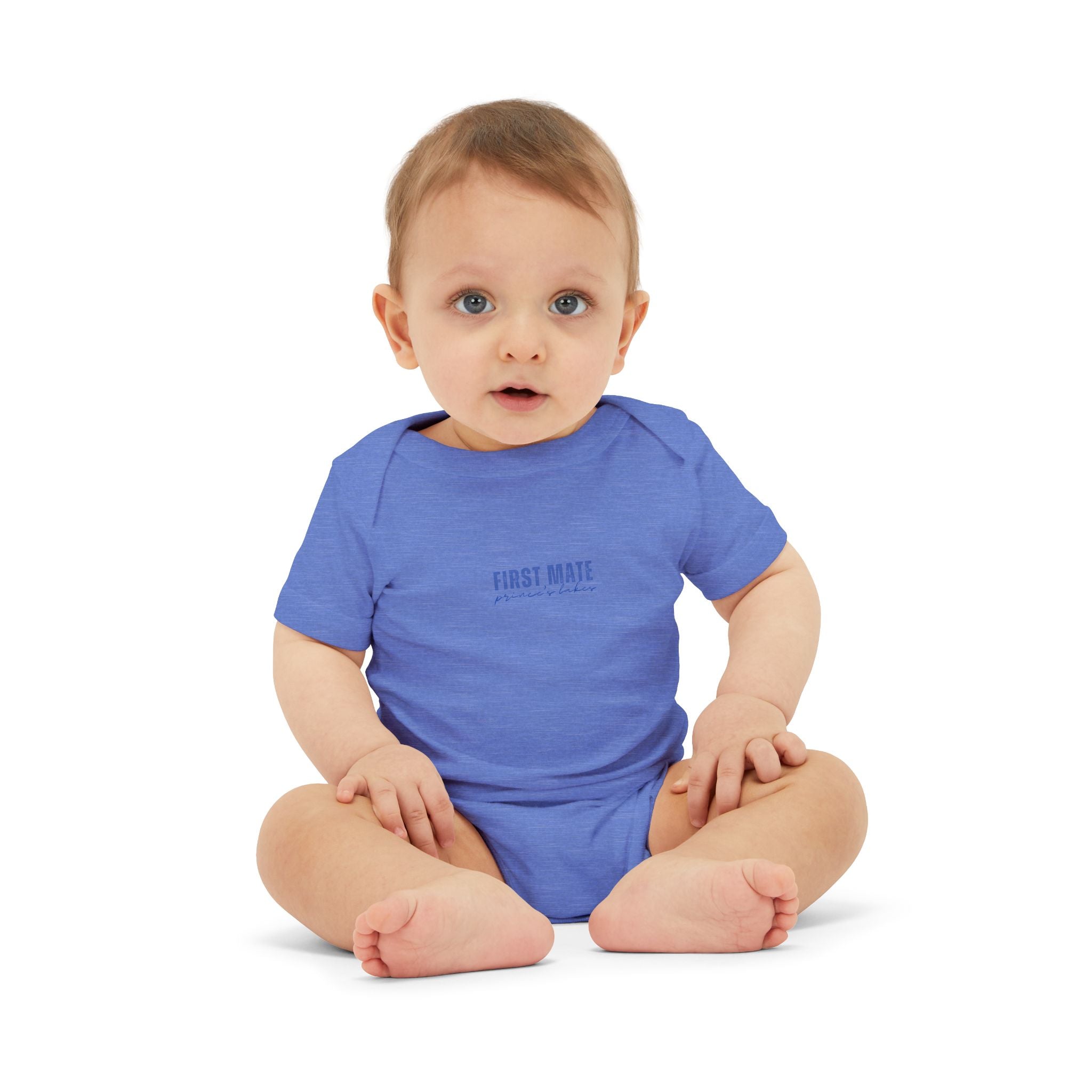 Infant Onesie "First Mate" Baby Bodysuit – Cute Nautical Newborn Gift