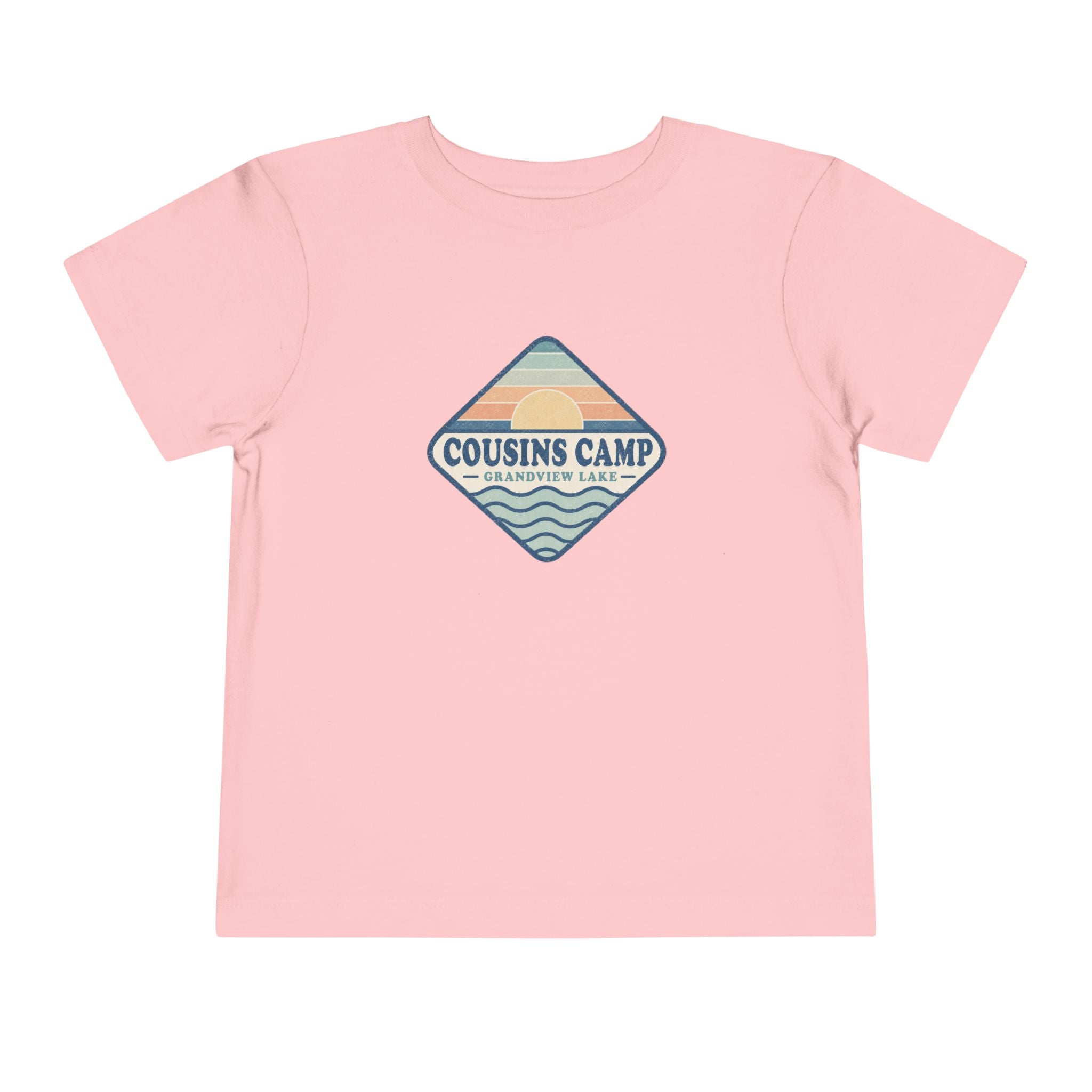 Cousins Camp Toddler Tee — Retro Lakeside Summer Camp Shirt