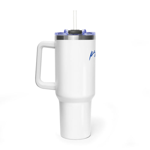 40oz Vacuum Tumbler — 'Prince Lakes' Script Insulated Travel Mug