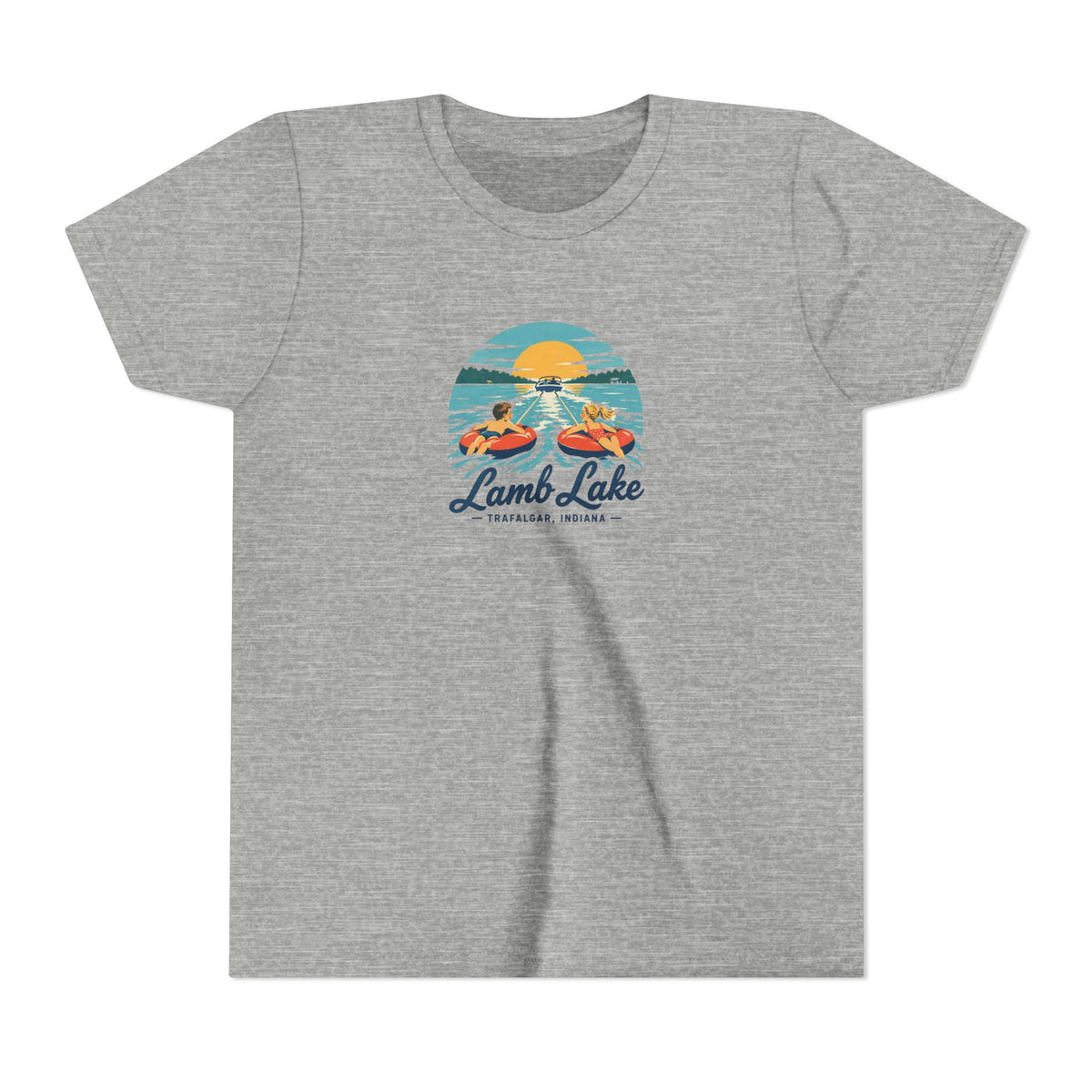 Youth T-Shirt - Lamb Lake Tubing Vintage Design