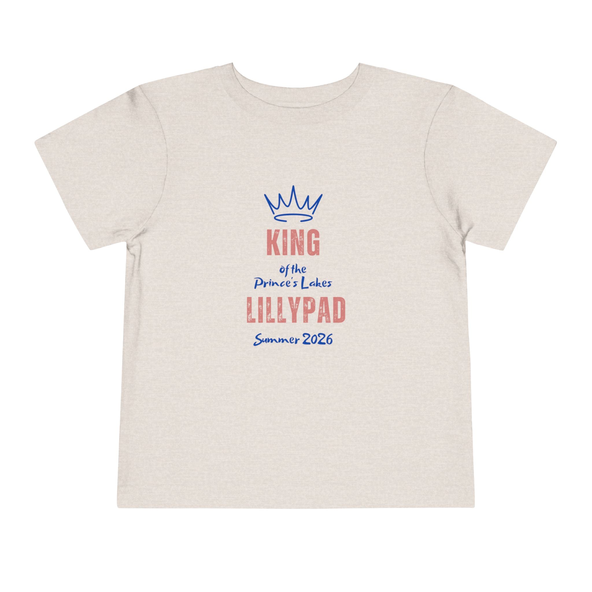 King of the Lillypad Toddler Tee — Prince's Lakes Summer 2026'