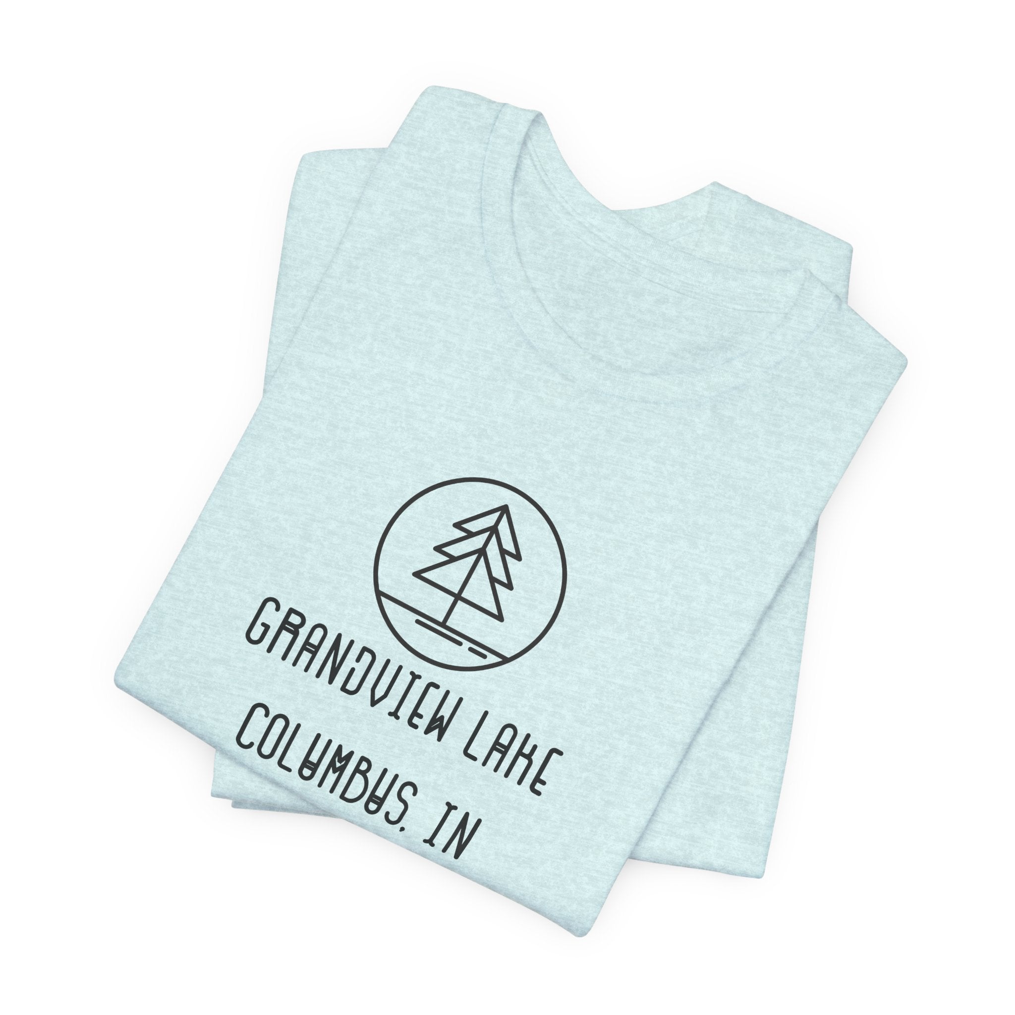 Grandview Lake Minimalist Tee — Lake Forest Graphic Short Sleeve Shirt