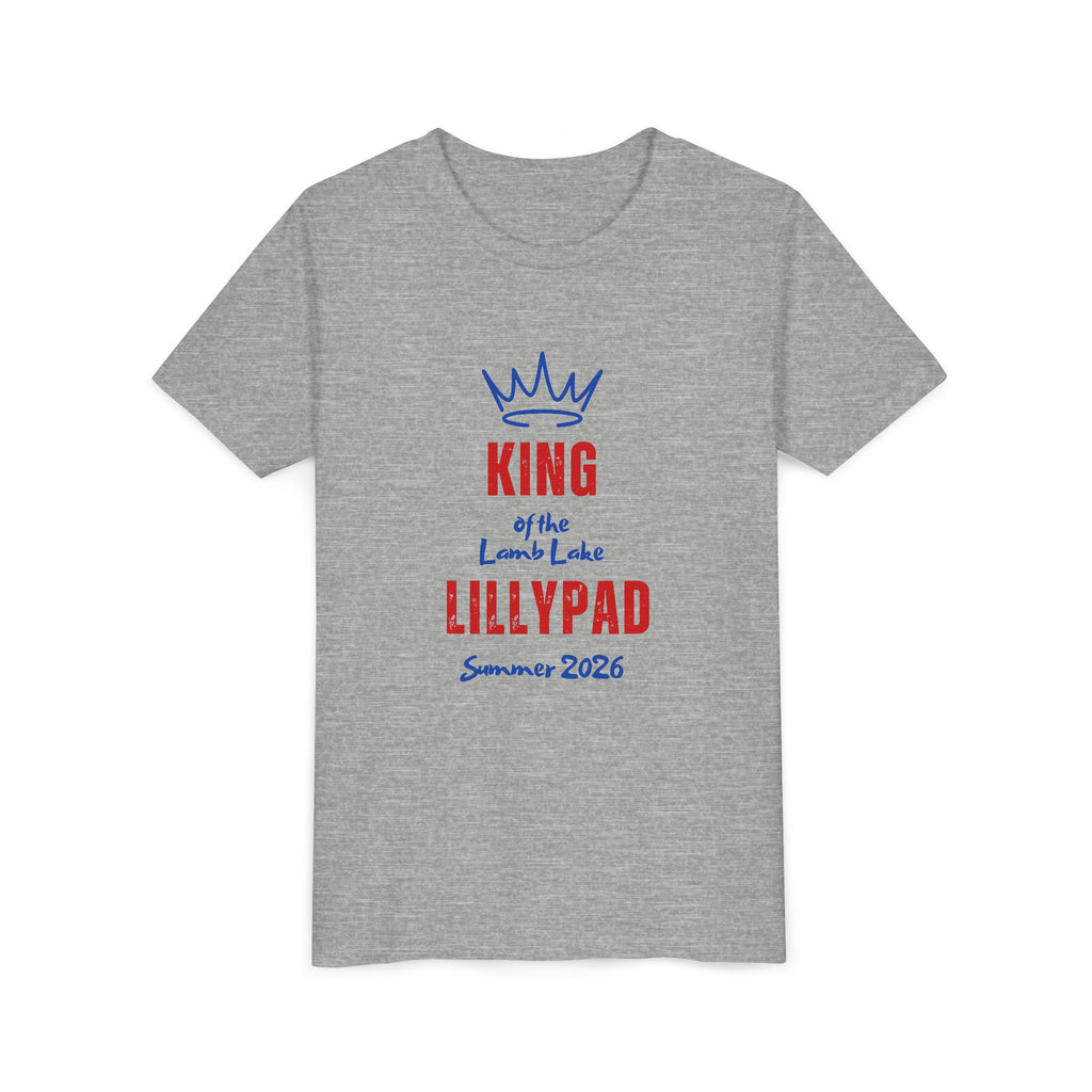 King of the Lamb Lake Lillypad Youth Tee — Cute Summer 2026 Kids Shirt