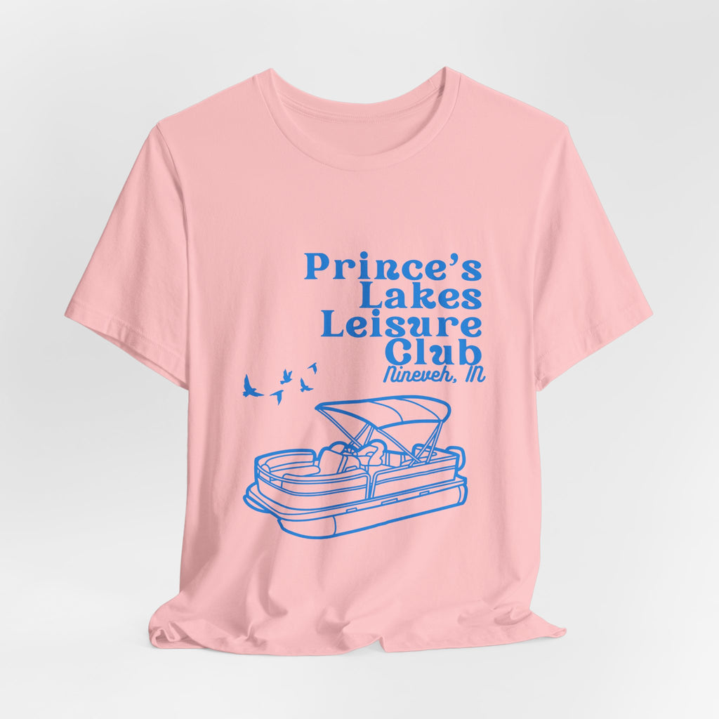 Lake Club Pontoon Boat Tee – "Prince's Lakes Leisure Club" Vintage Boating T-Shirt
