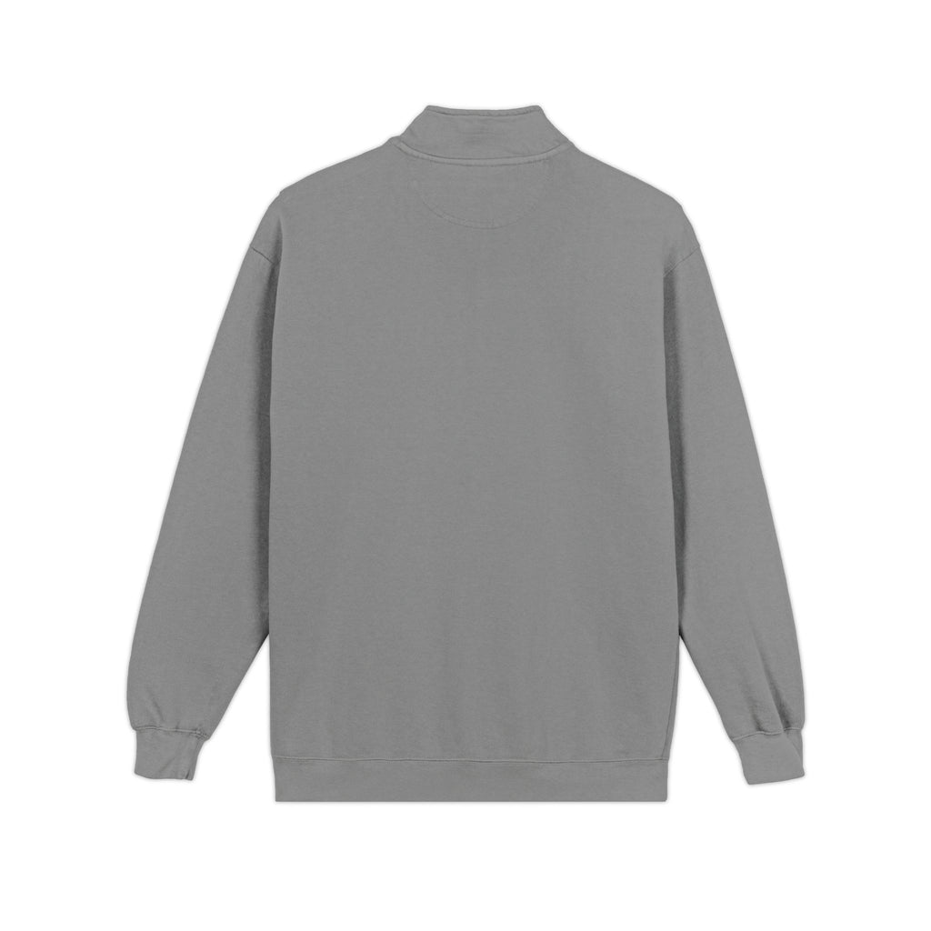 Quarter-Zip Sweatshirt — Pleasant Lake Retro Sunset Patch