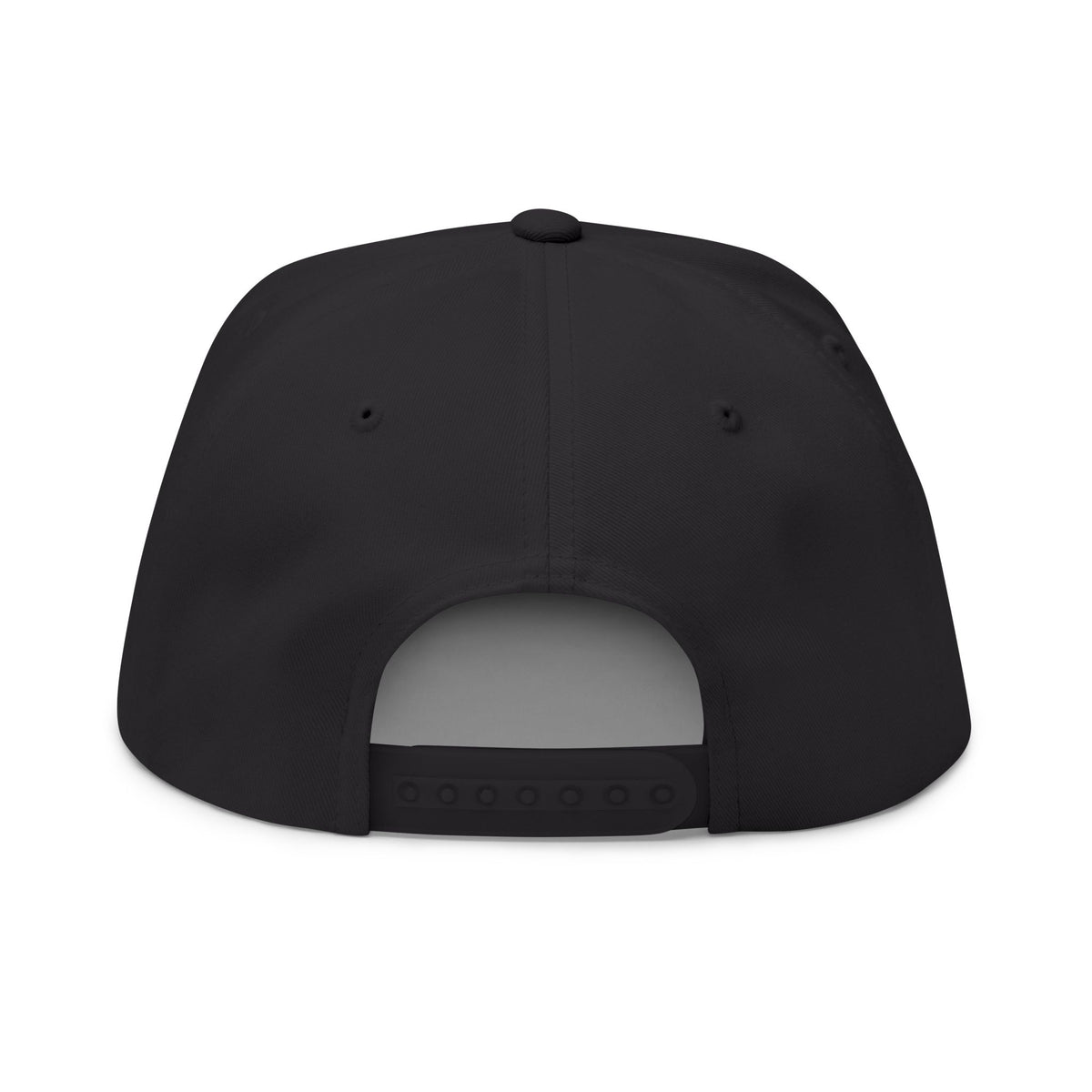 Flat Bill Cap — Minimal Embroidered "LAMB LAKE" Logo Snapback