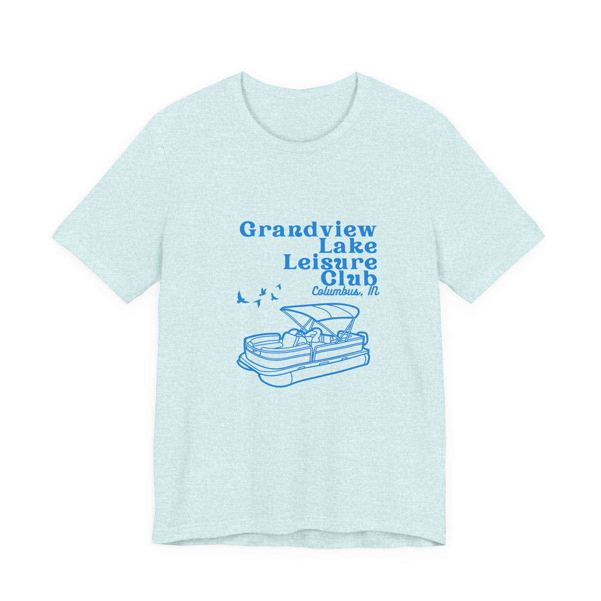 Pontoon Tee – "Grandview Lake Leisure Club" Vintage Boating T-Shirt