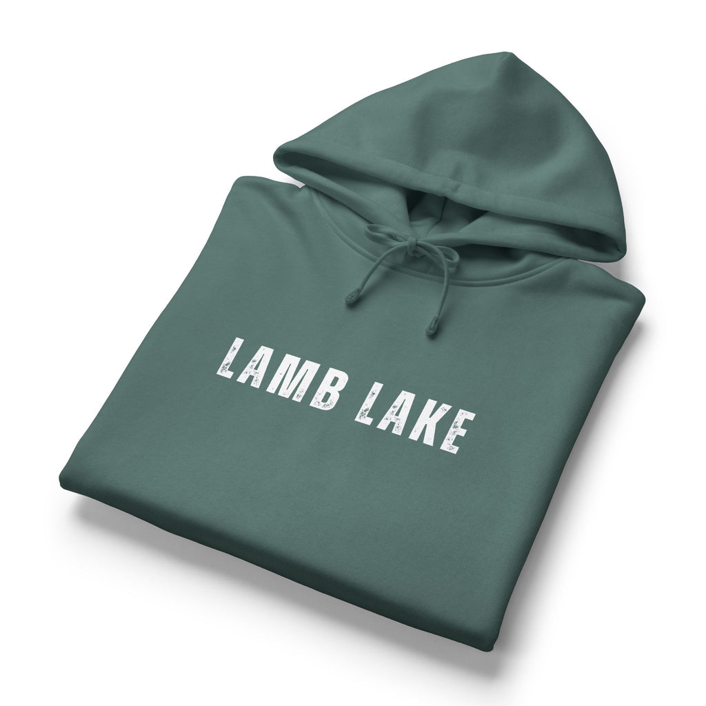 Lamb Lake Organic Women's Hoodie — 'LAMB LAKE' Cozy Pullover