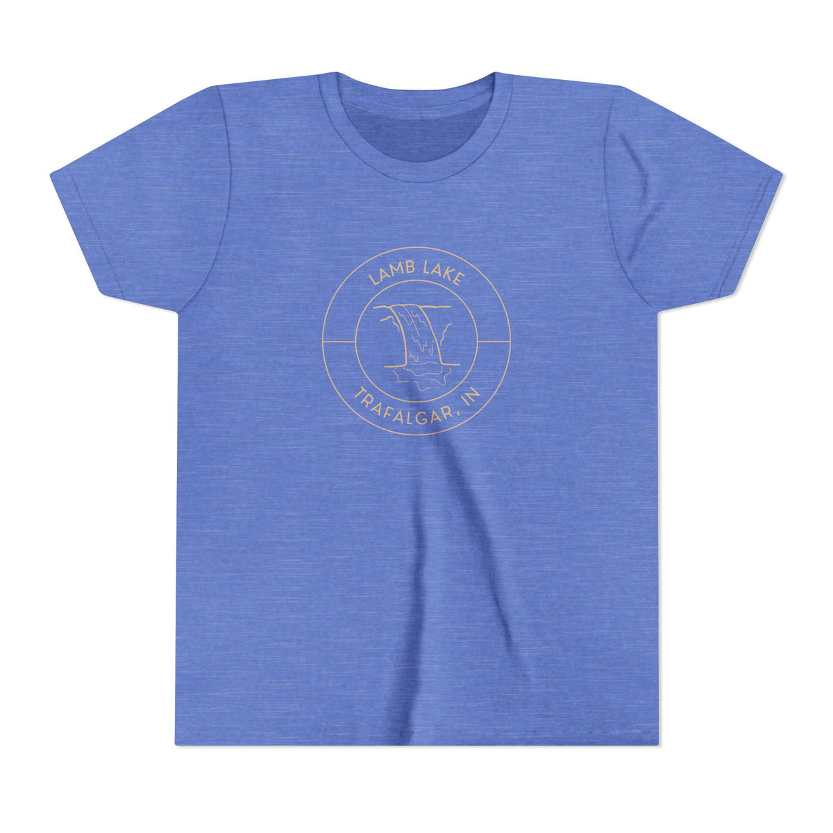 Youth Tee — Lamb Lake Waterfall Emblem