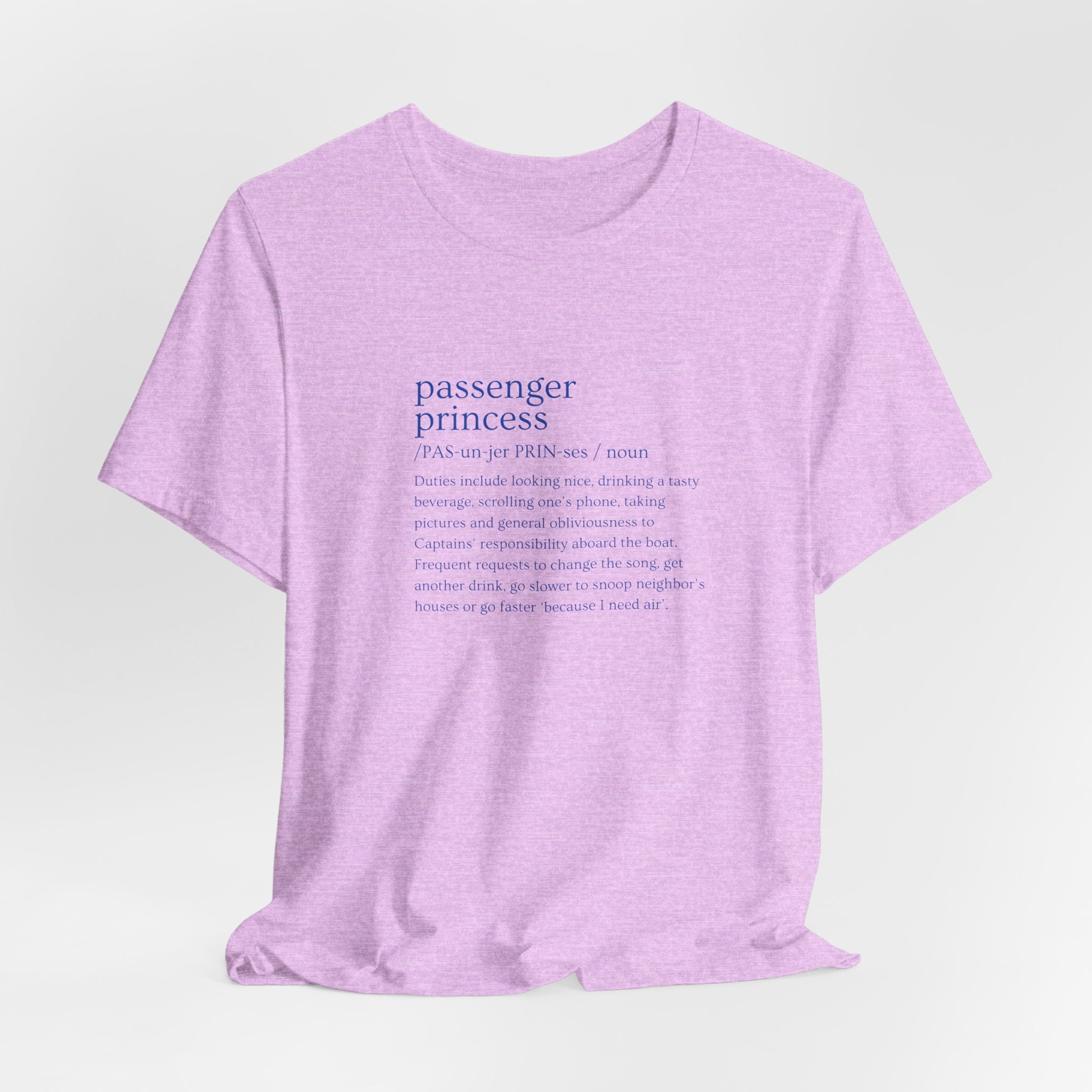 Passenger Princess Tee — Travel Definition Shirt
