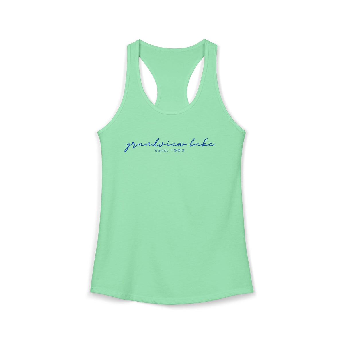 Women's Racerback Tank- "Grandview Lake"