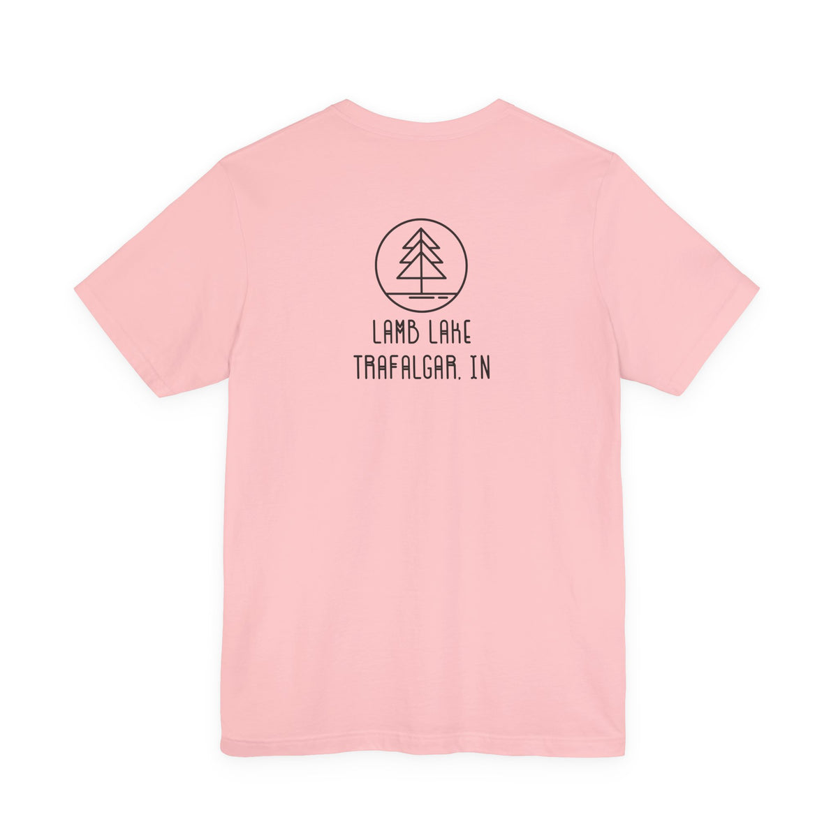 Lamb Lake Minimalist Tee — Lake Forest Graphic Short Sleeve Shirt