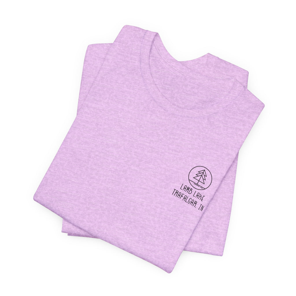 Lamb Lake Minimalist Tee — Lake Forest Graphic Short Sleeve Shirt