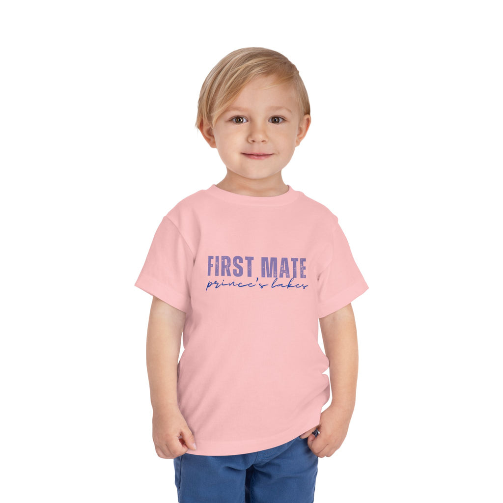 First Mate Toddler Tee — 'First Mate, Prince's Lakes' Nautical Shirt