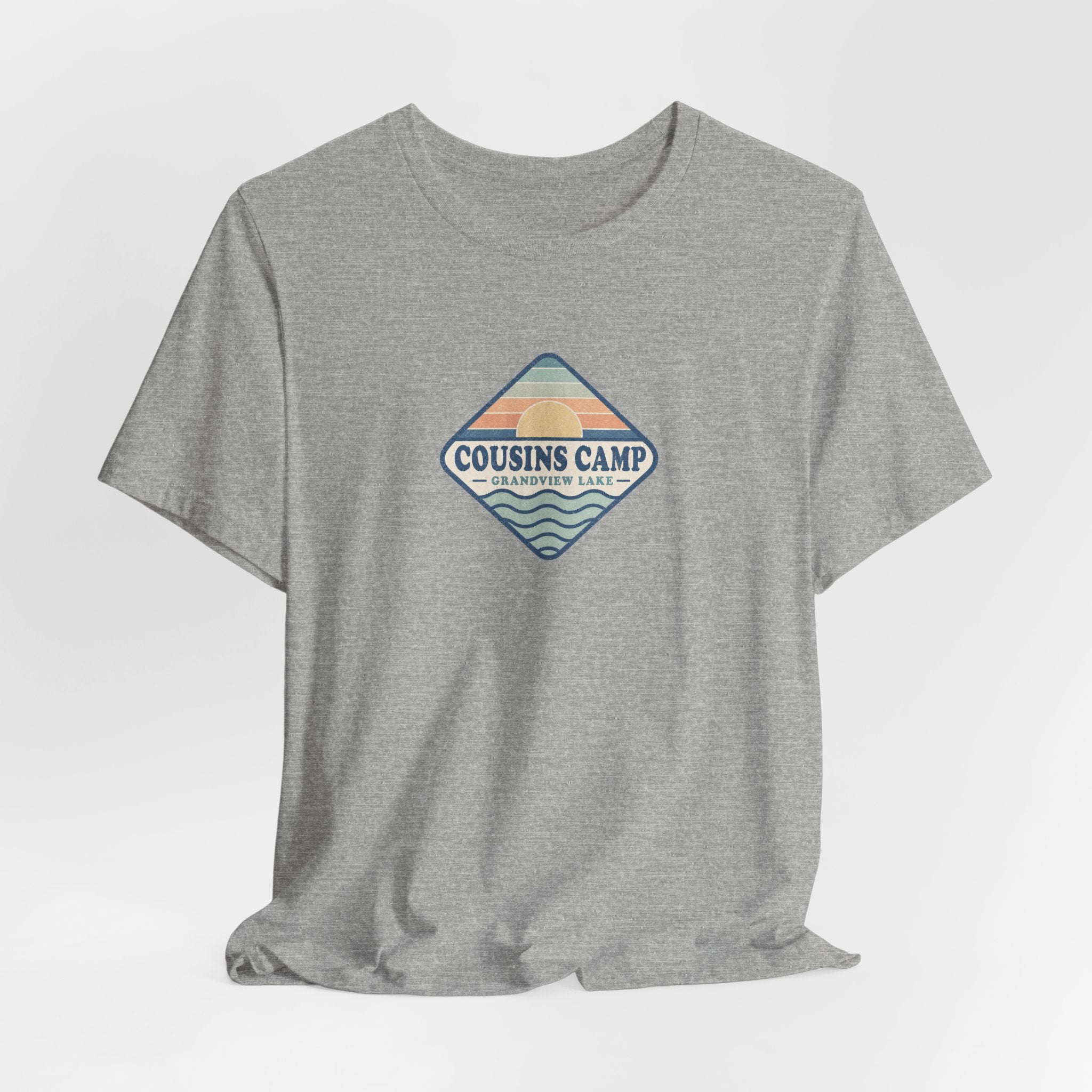 Camp Staff T-Shirt — 'Cousins Camp' Vintage Lake Tee