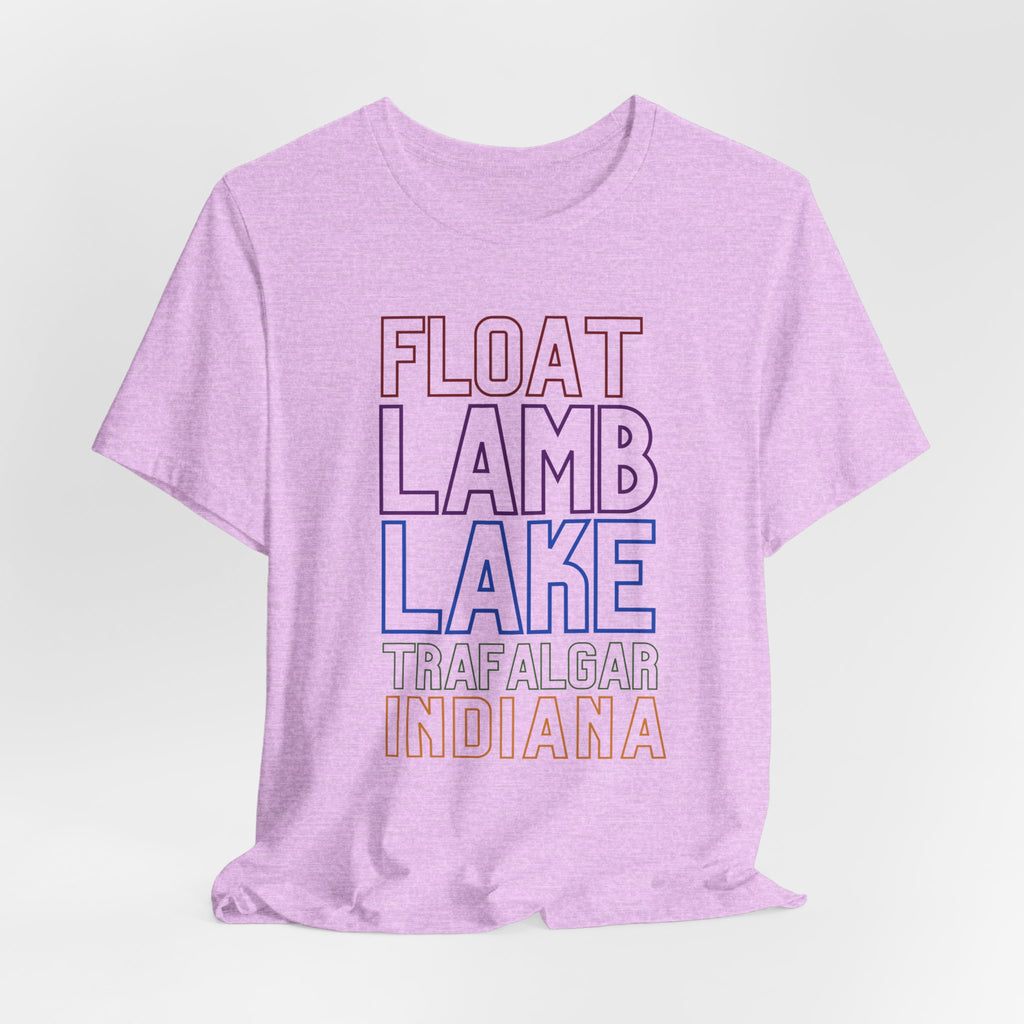 Float Lamb Lake Trafalgar Indiana T-Shirt