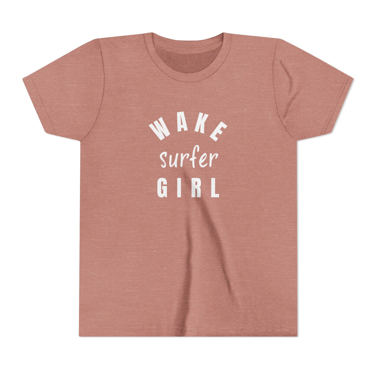 Youth Tee — "Wake Surfer Girl" Graphic Shirt