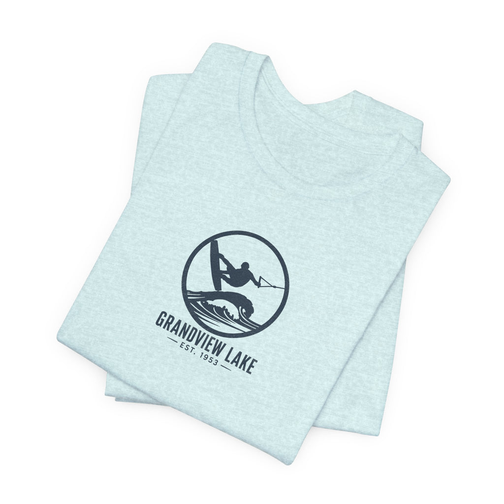 Grandview Lake Wakesurf Emblem Tee — Unisex