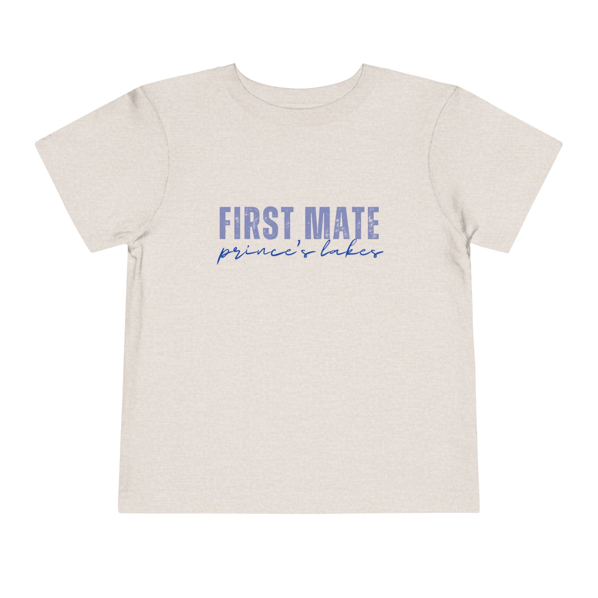 First Mate Toddler Tee — 'First Mate, Prince's Lakes' Nautical Shirt