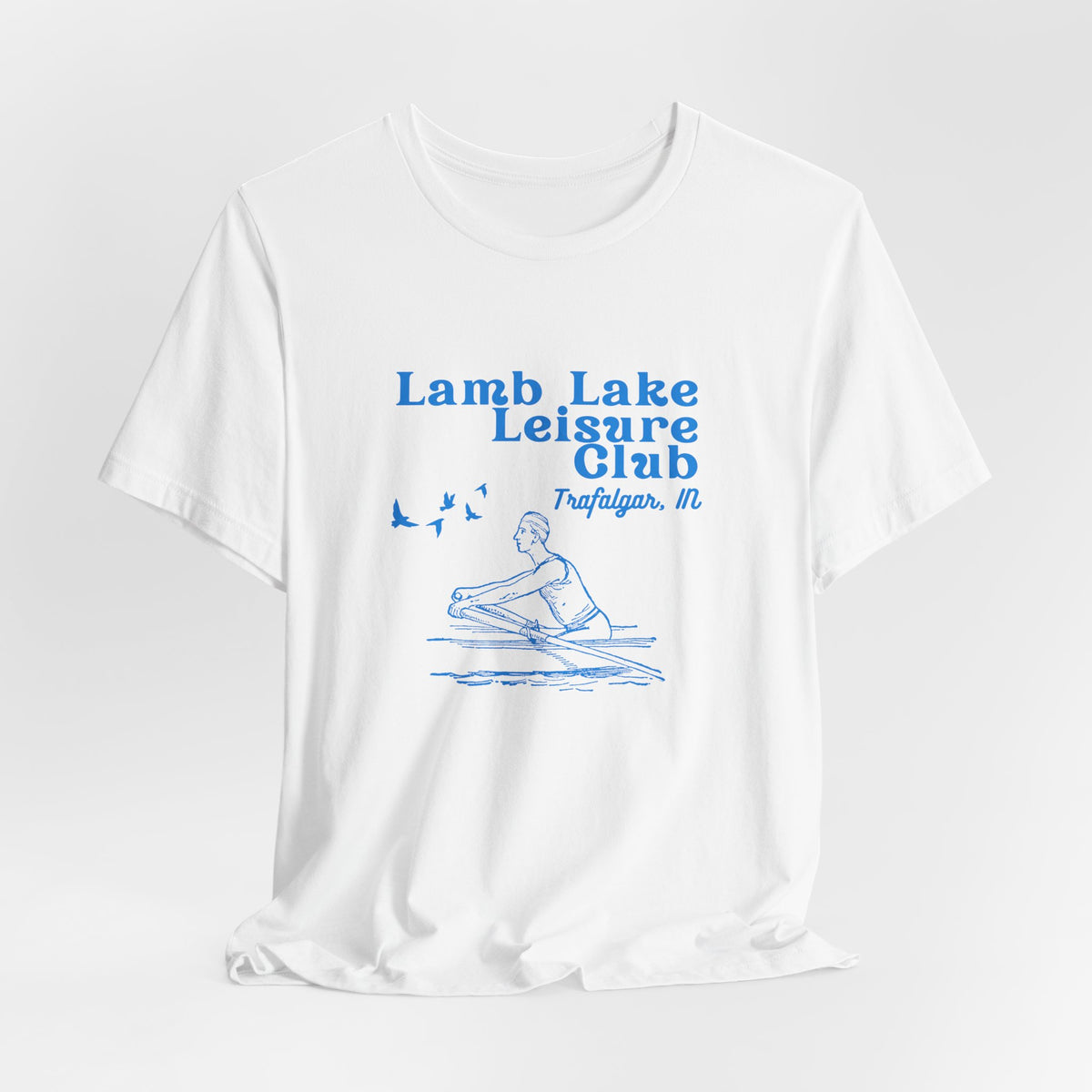 Kayak Tee – "Lamb Lake Leisure Club" Vintage Boating T-Shirt