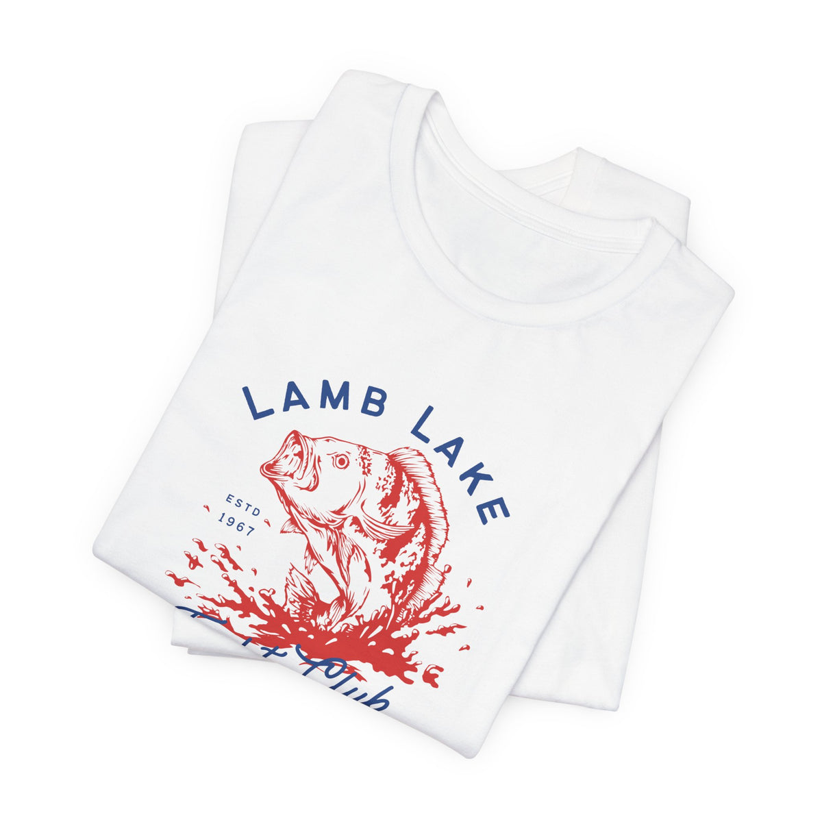 Lamb Lake Fight Club Fishing T-Shirt