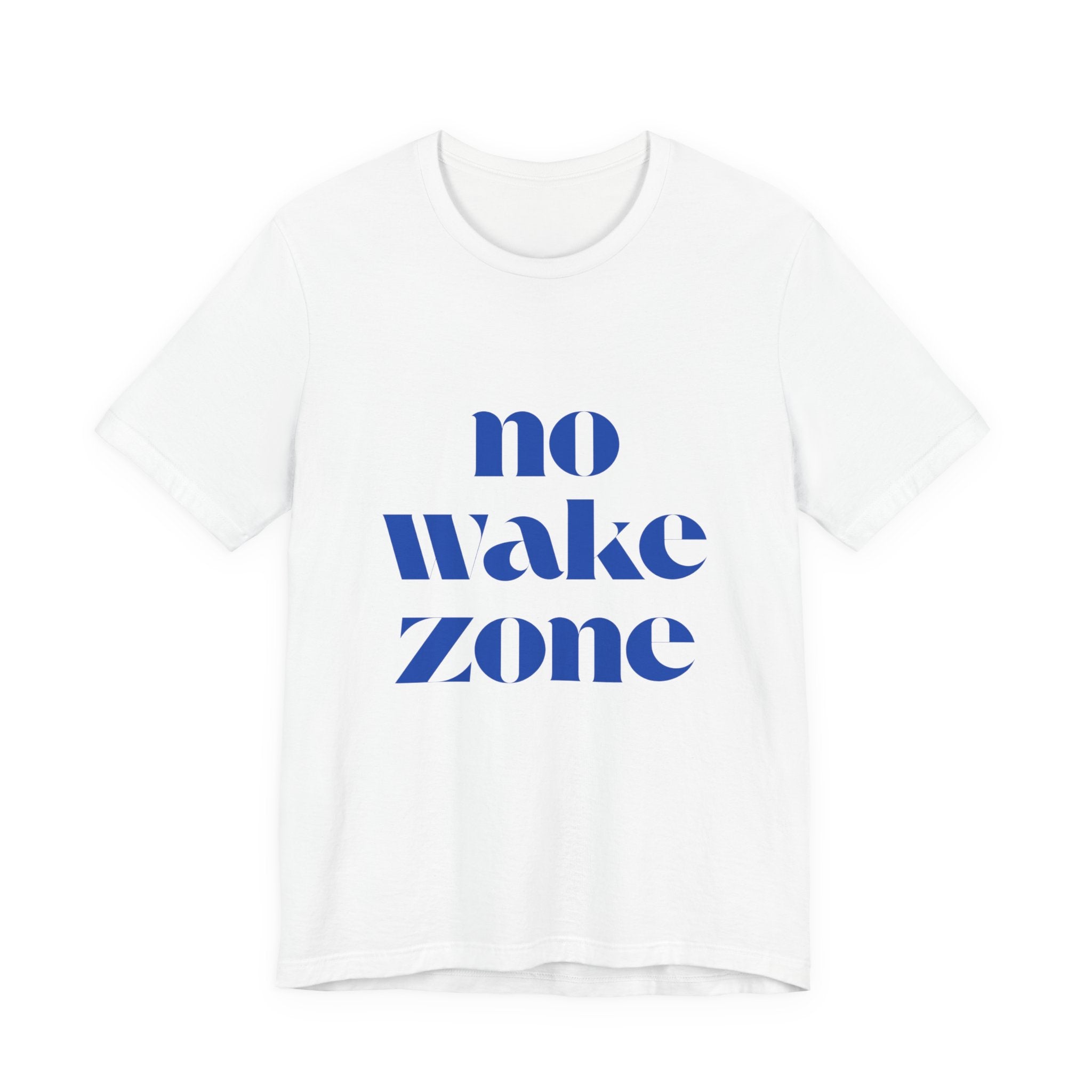No Wake Zone T-Shirt — Nautical Relaxed Graphic Tee