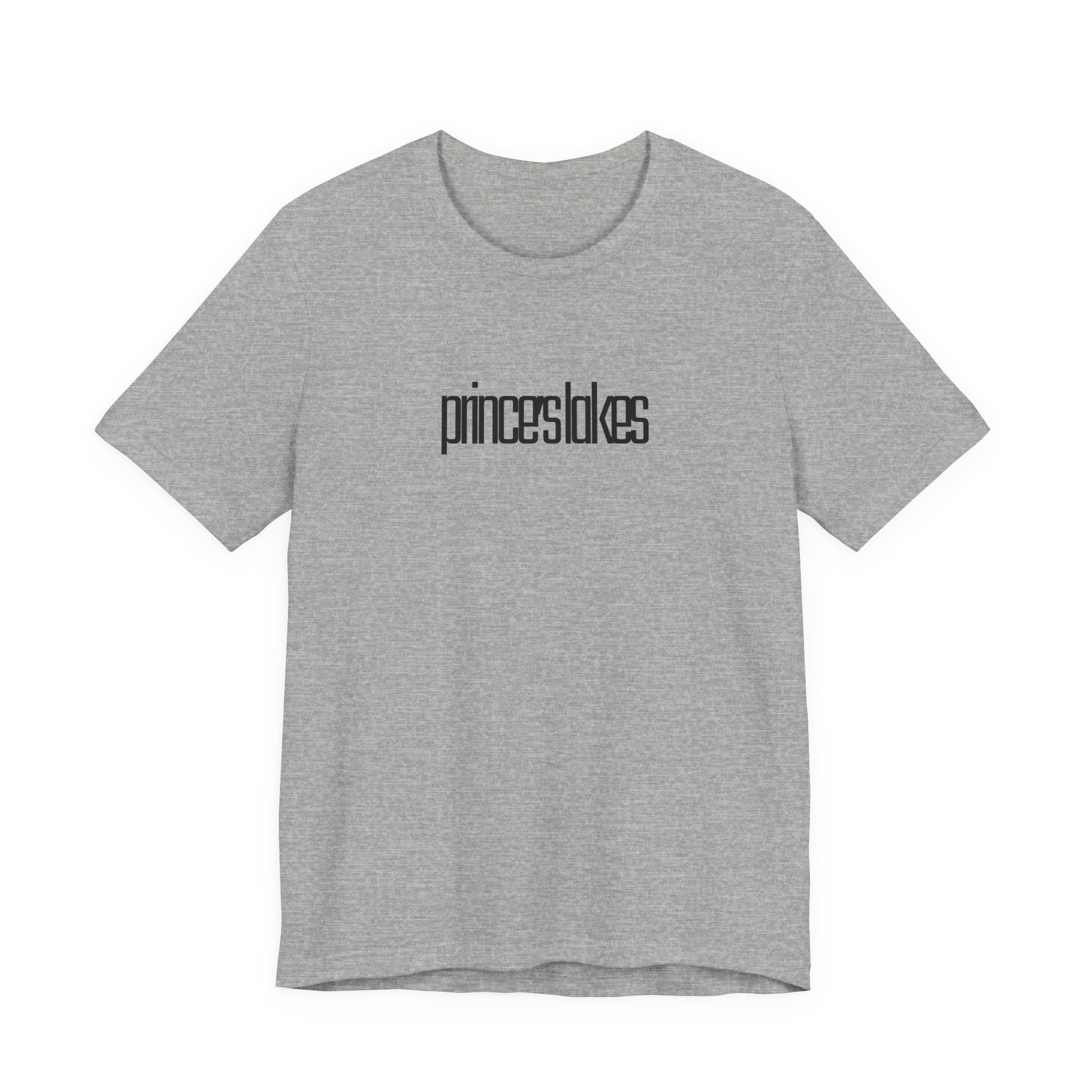'prince's lakes' Graphic Tee —  Minimal Logo T‑Shirt