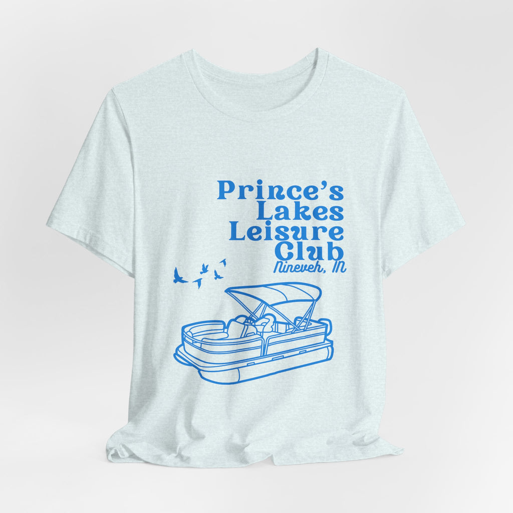 Lake Club Pontoon Boat Tee – "Prince's Lakes Leisure Club" Vintage Boating T-Shirt