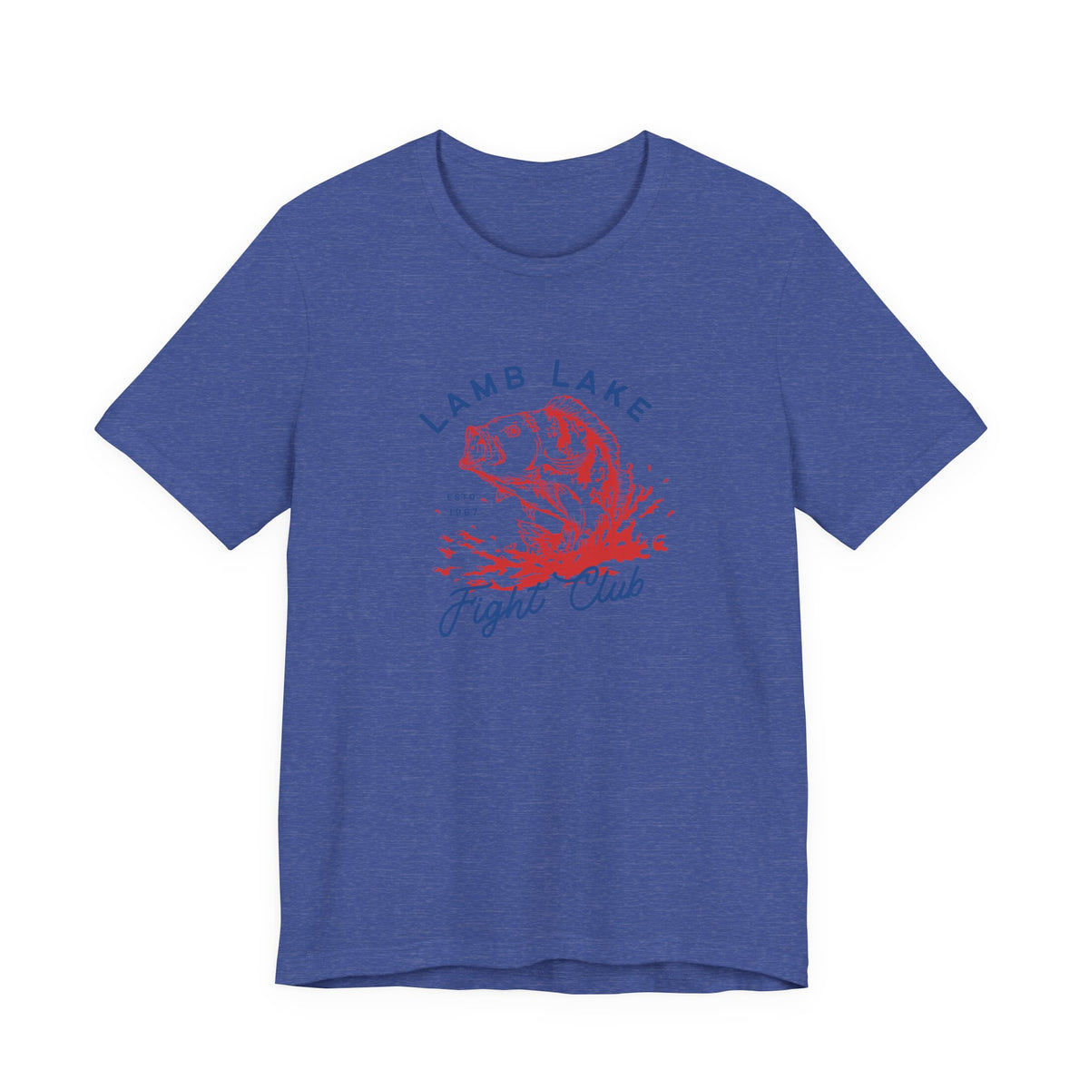 Lamb Lake Fight Club Fishing T-Shirt