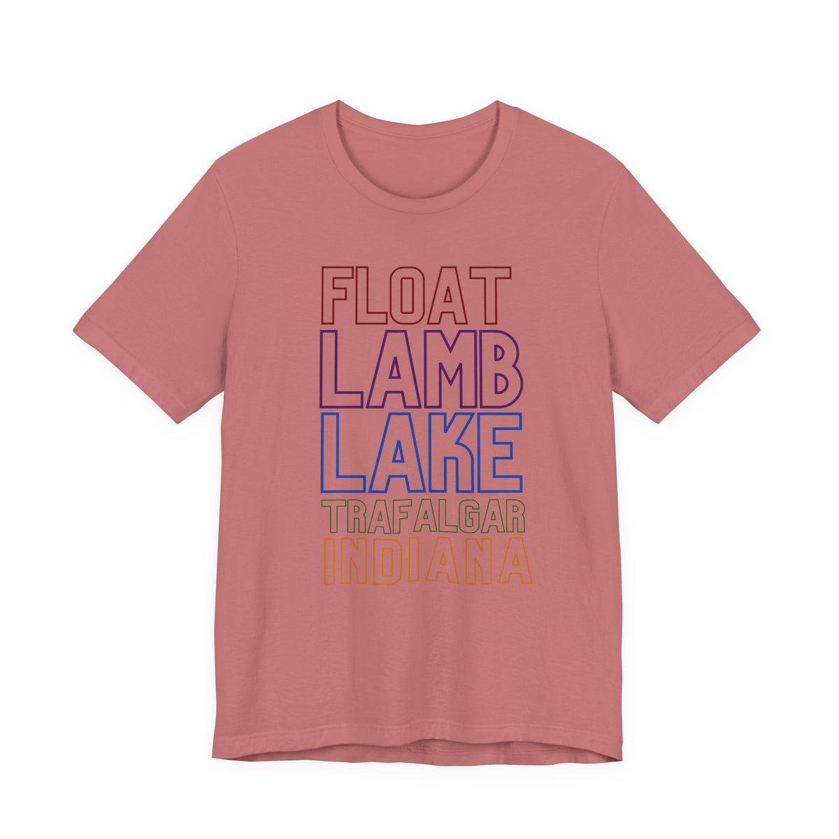 Float Lamb Lake Trafalgar Indiana T-Shirt