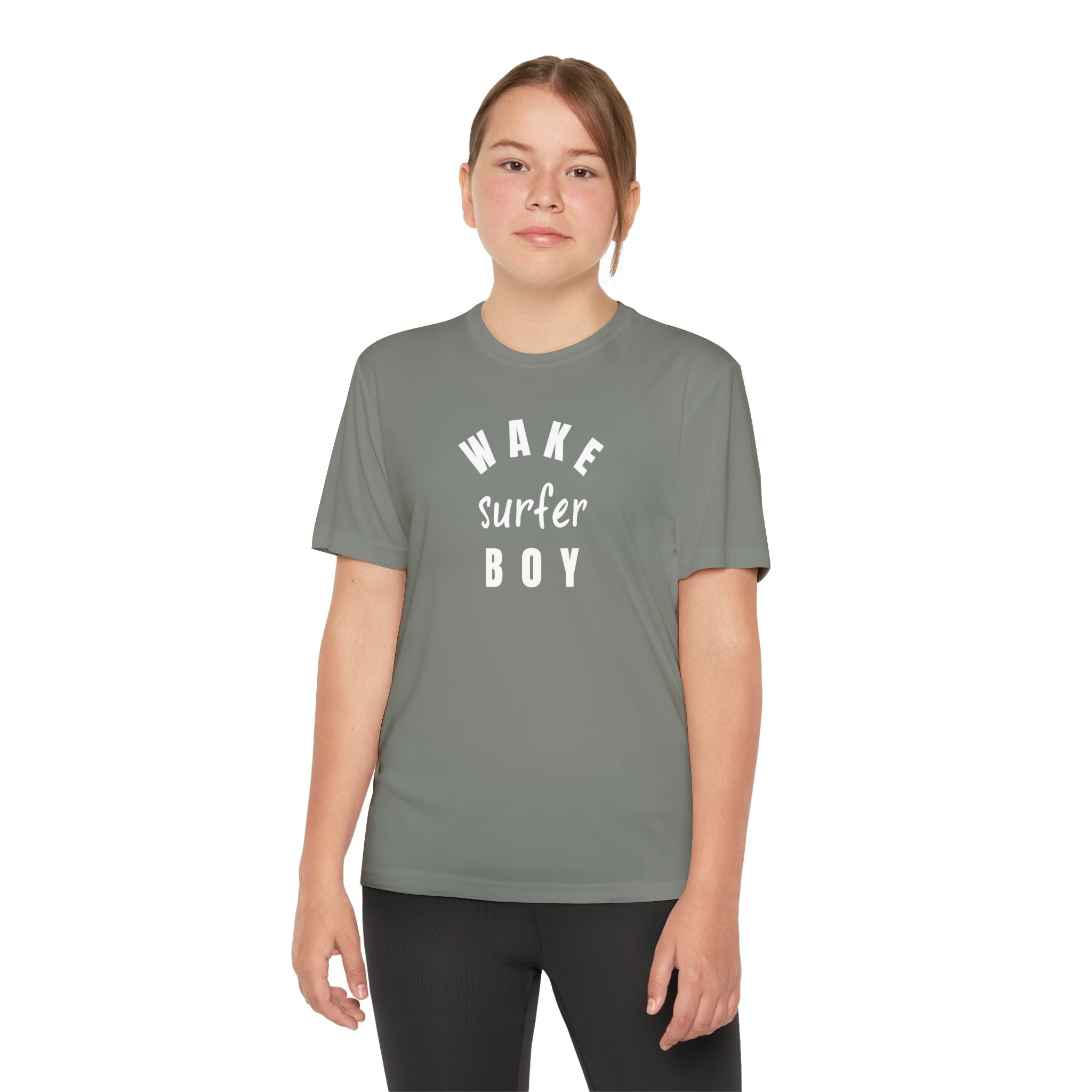 Youth Wake Surfer Boy Tee