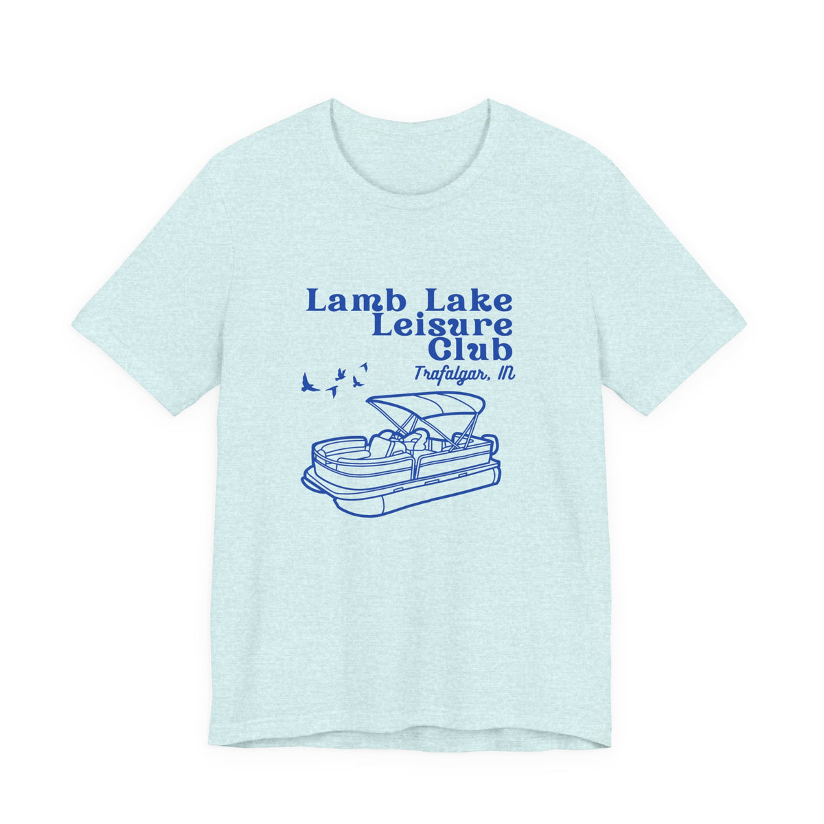 Pontoon Tee – "Lamb Lake Leisure Club" Vintage Boating T-Shirt