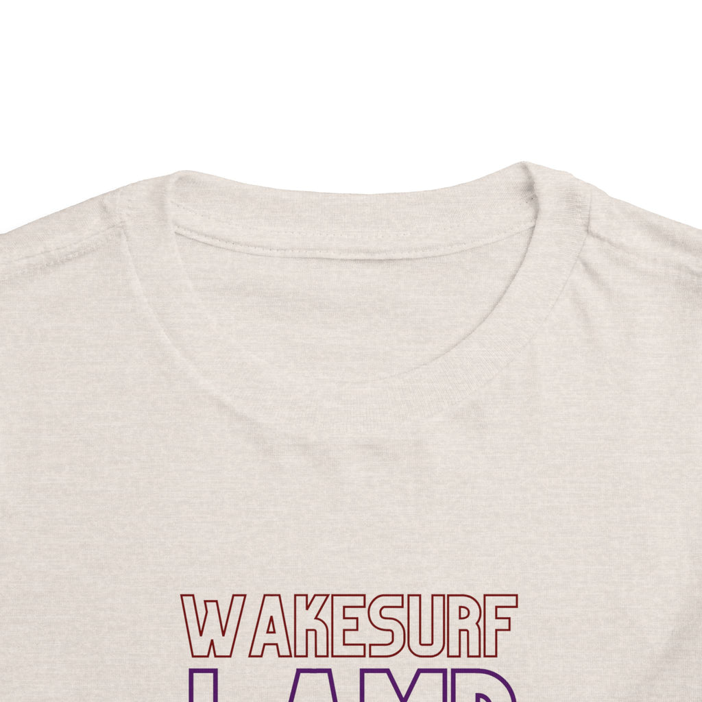 Lamb Lake Trafalgar Indiana Toddler Tee — Wakesurf Summer Shirt