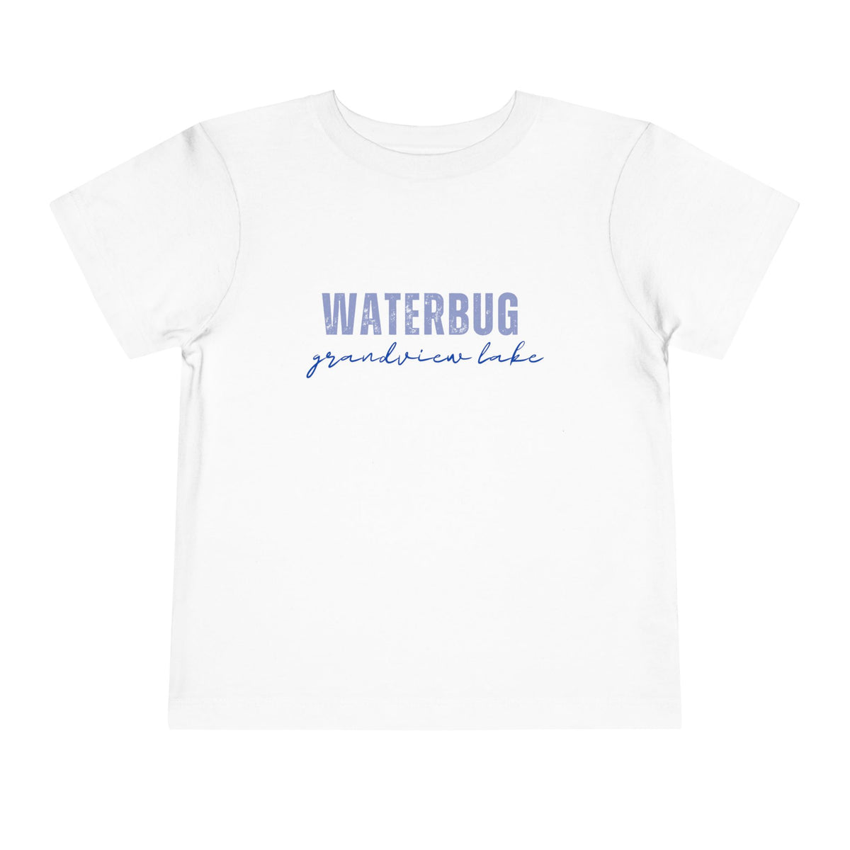 Toddler Tee — "WATERBUG grandview lake" Water-Inspired Kids T-Shirt