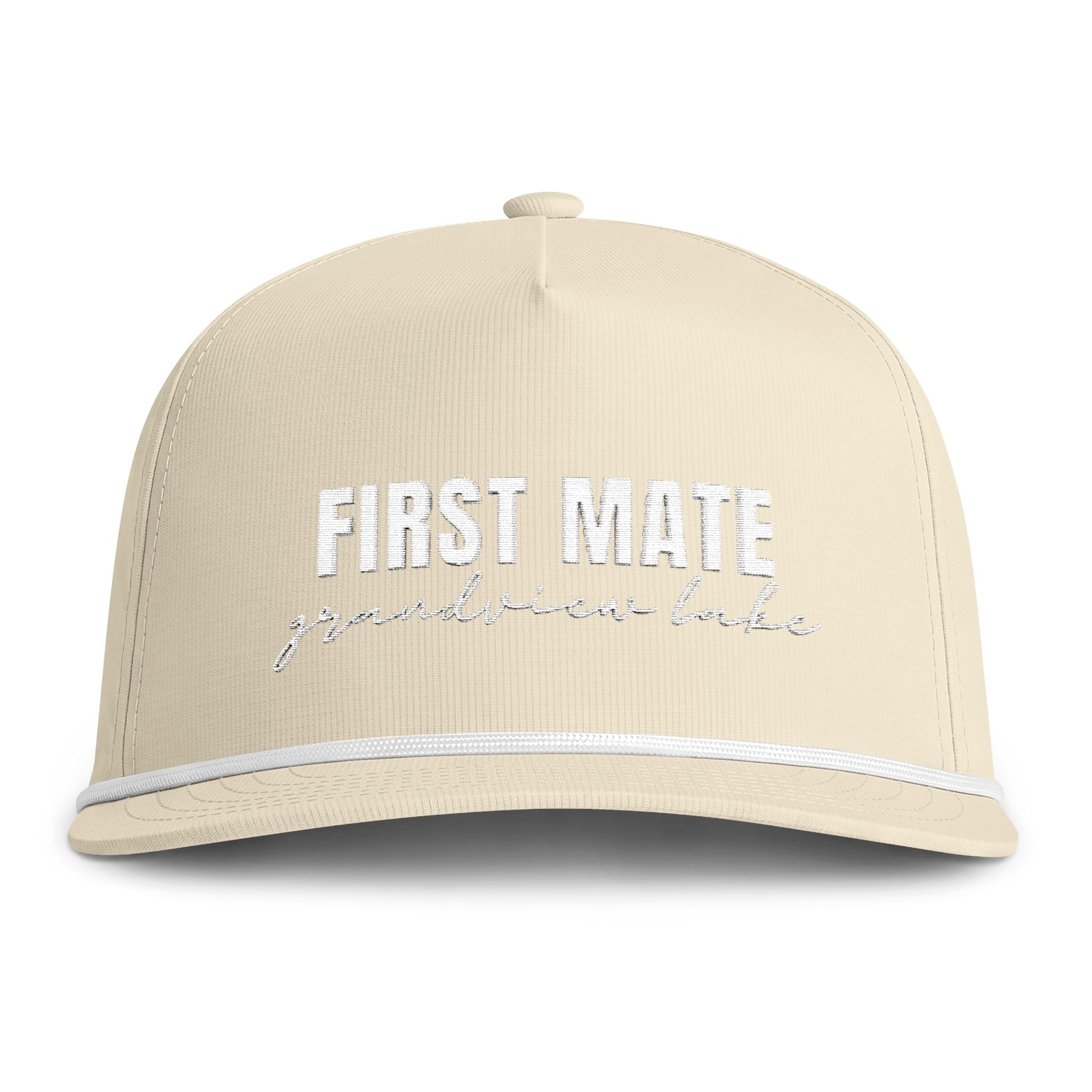 First Mate Grandview Lake Rope Cap – Sunwashed Nautical Hat