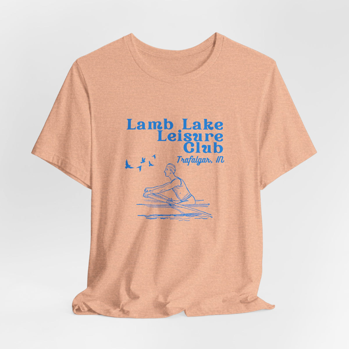 Kayak Tee – "Lamb Lake Leisure Club" Vintage Boating T-Shirt