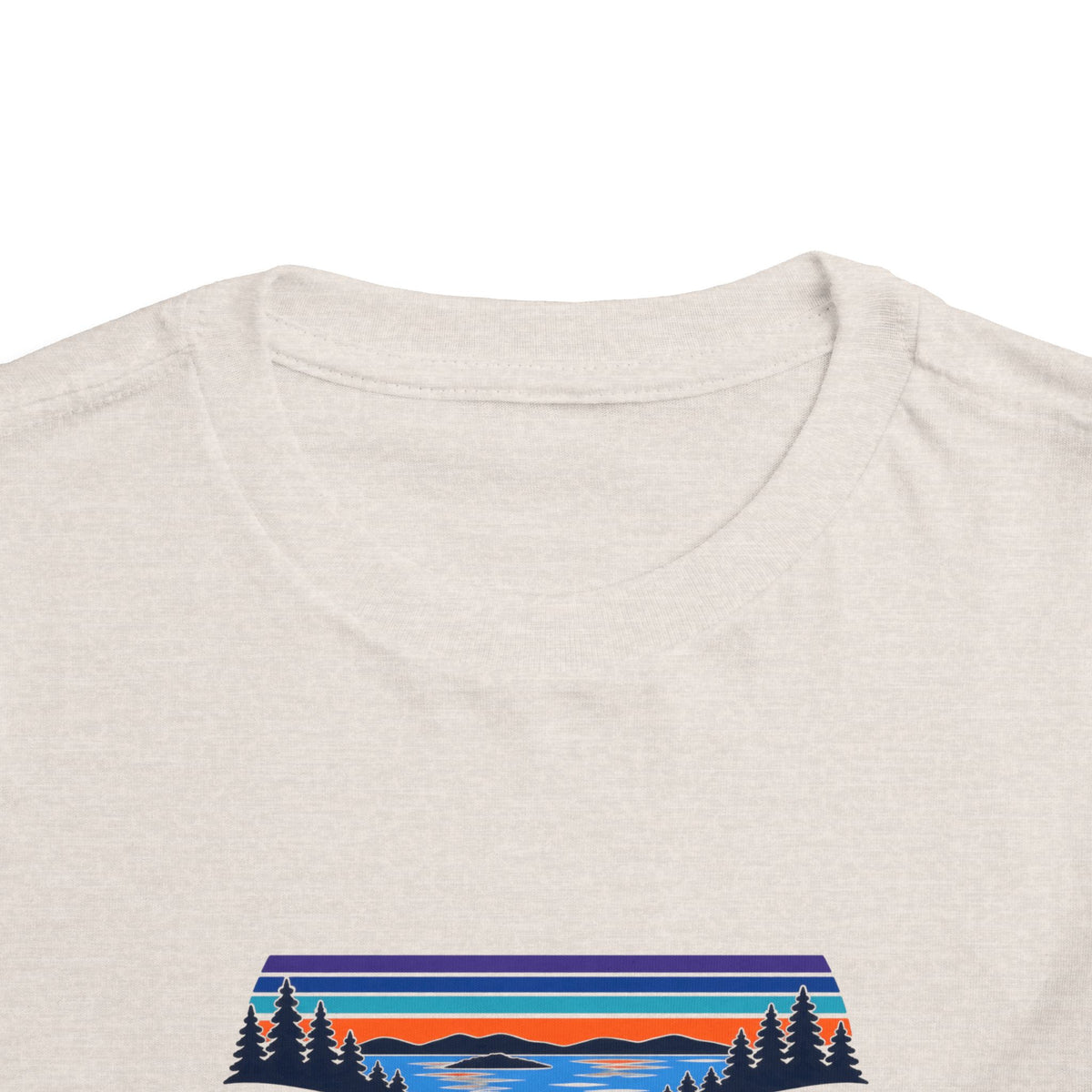Toddler Tee - "Grandview Lake" Retro Sunset Graphic