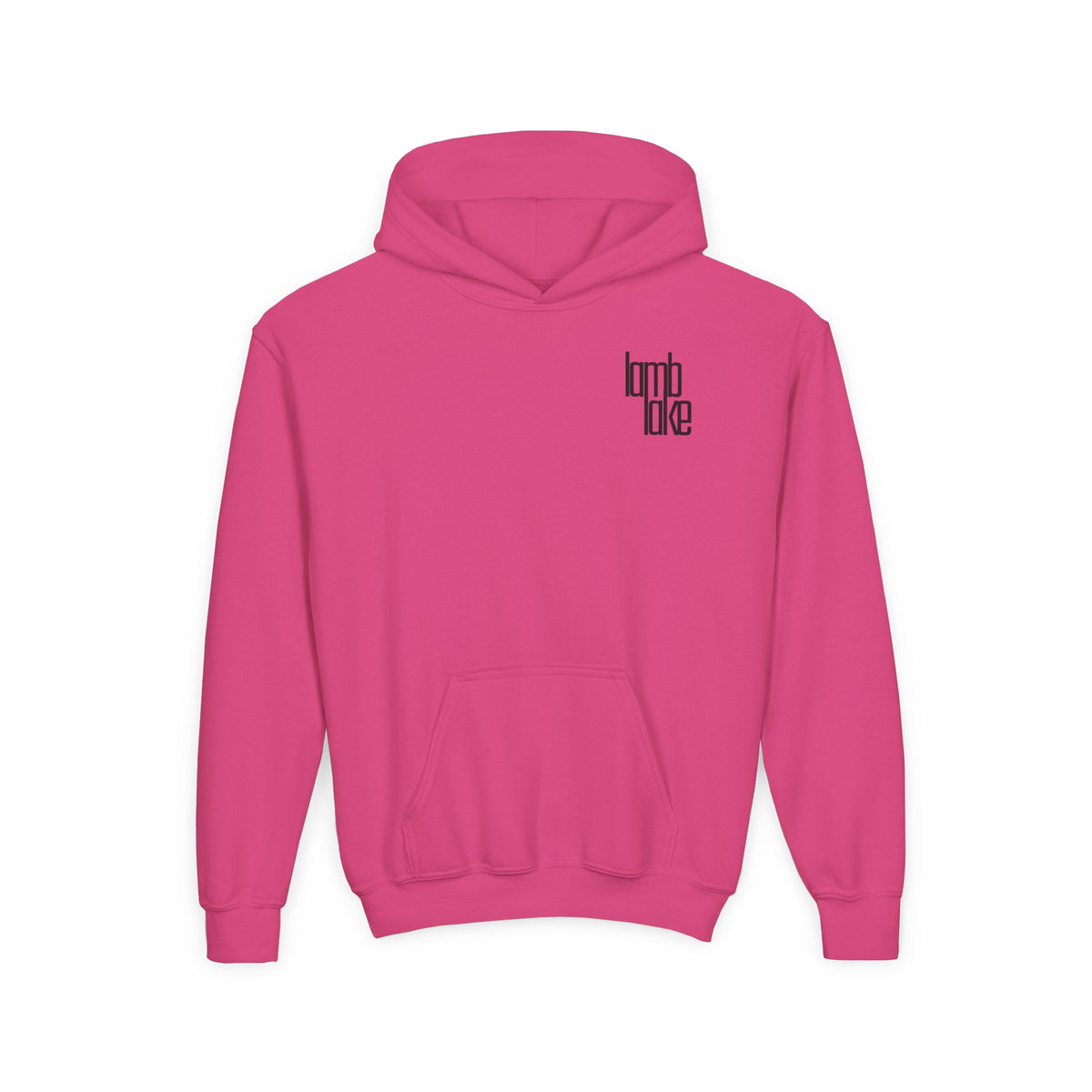 Youth Hoodie - Lamb Lake Retro Sunrise Logo Pullover