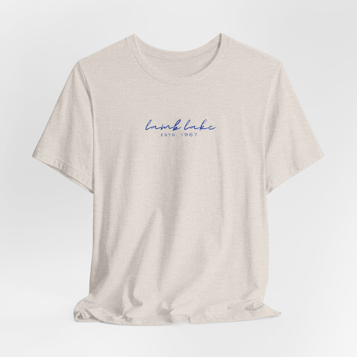 'lamb lake" Unisex Jersey Short Sleeve Tee
