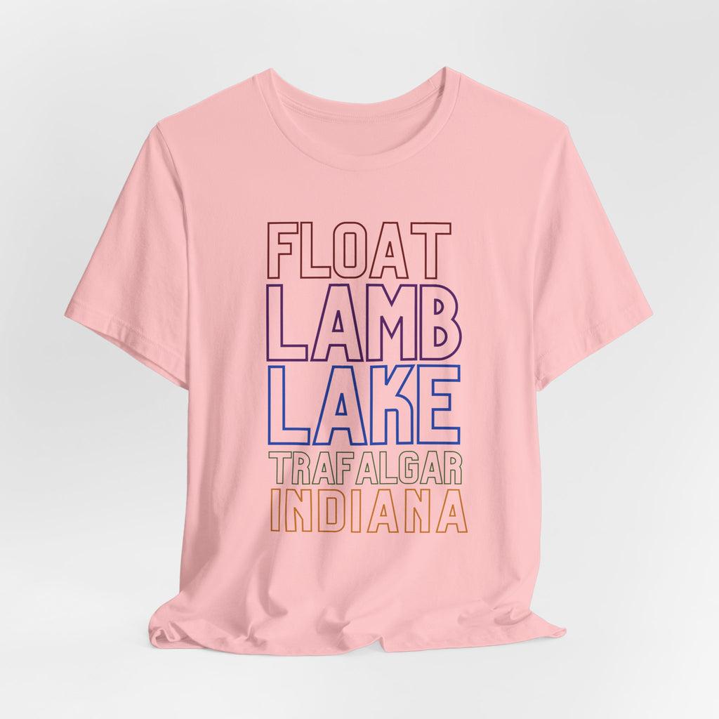 Float Lamb Lake Trafalgar Indiana T-Shirt