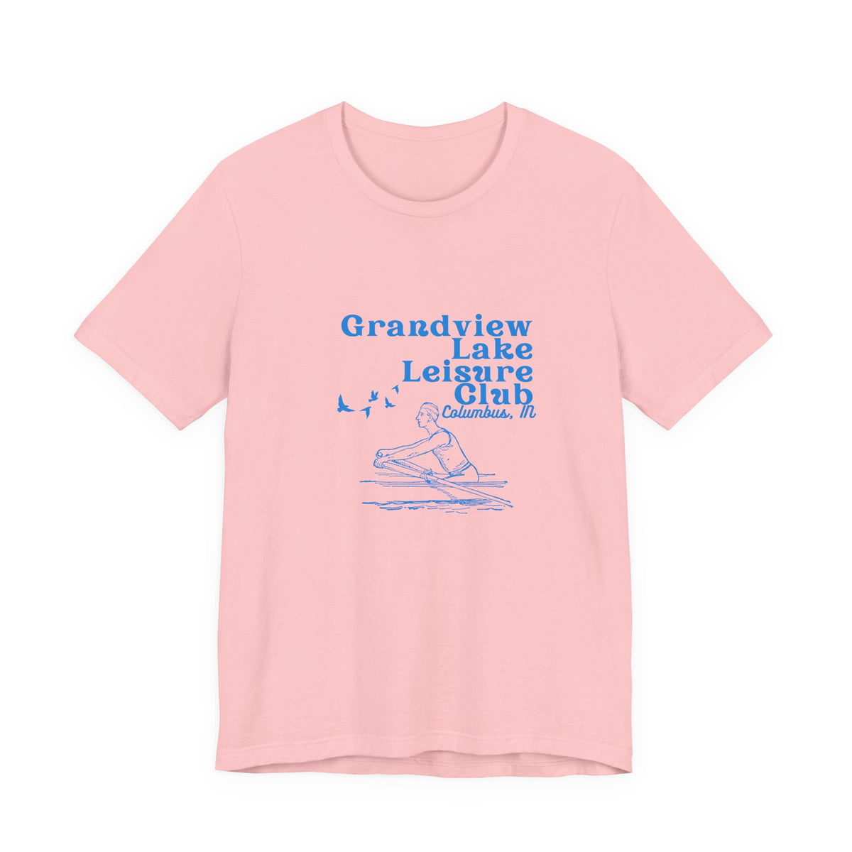 Kayak Tee – "Grandview Lake Leisure Club" Vintage Boating T-Shirt