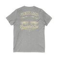 Good Food Good Company Good Morning V-Neck Tee — Retro Lake Breakfast Club Graphic Shirt