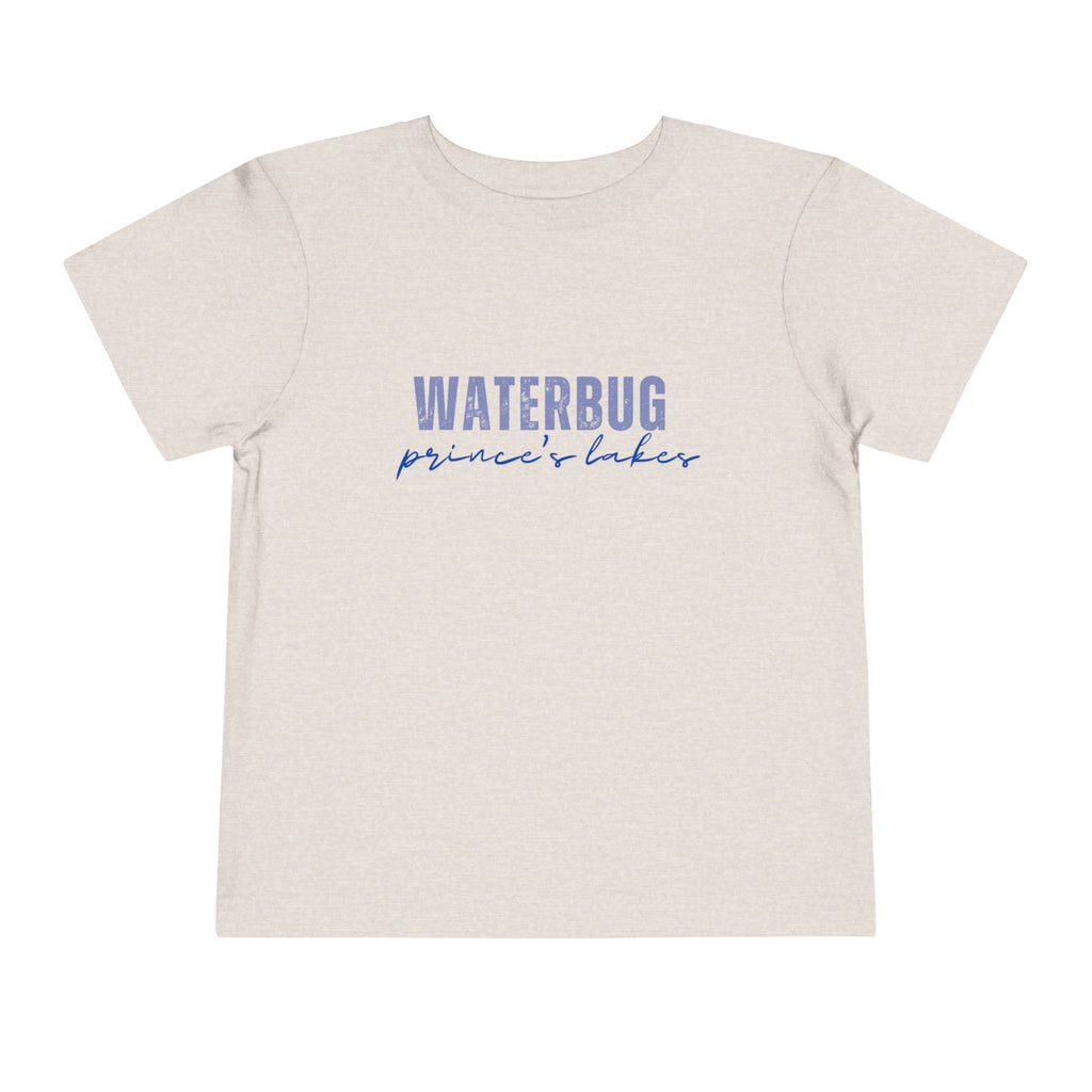 Toddler Tee — "WATERBUG prince's lakes" Water-Inspired Kids T-Shirt