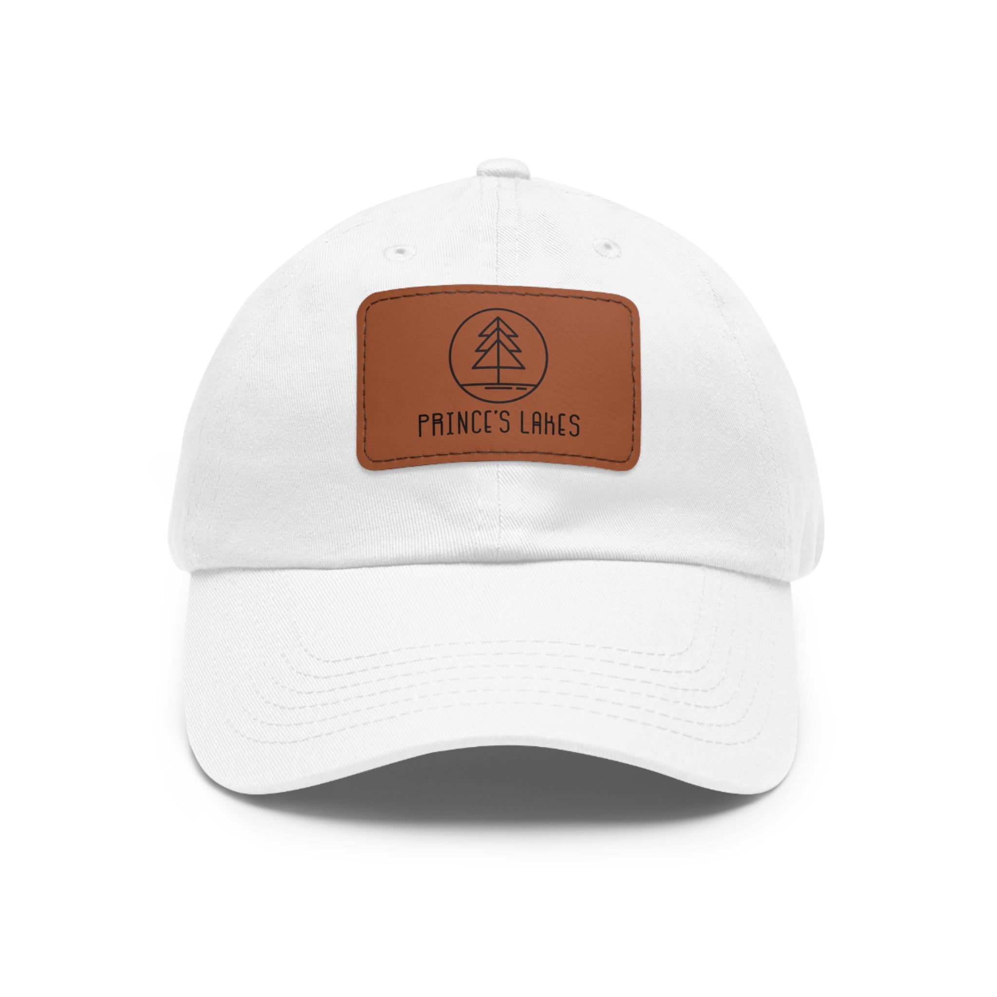 Leather Patch Hat — Prince's Lakes Outdoor Baseball Cap