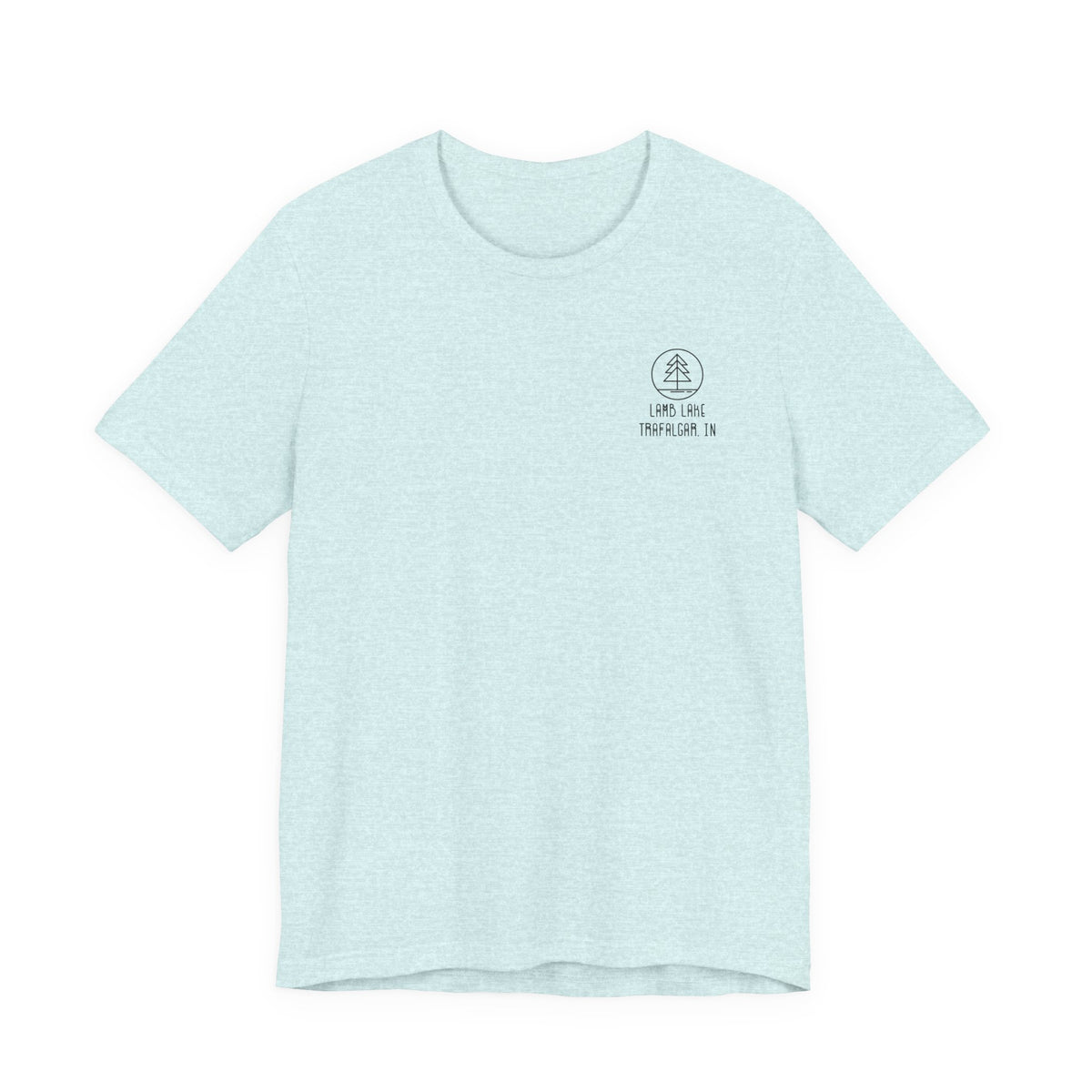 Lamb Lake Minimalist Tee — Lake Forest Graphic Short Sleeve Shirt