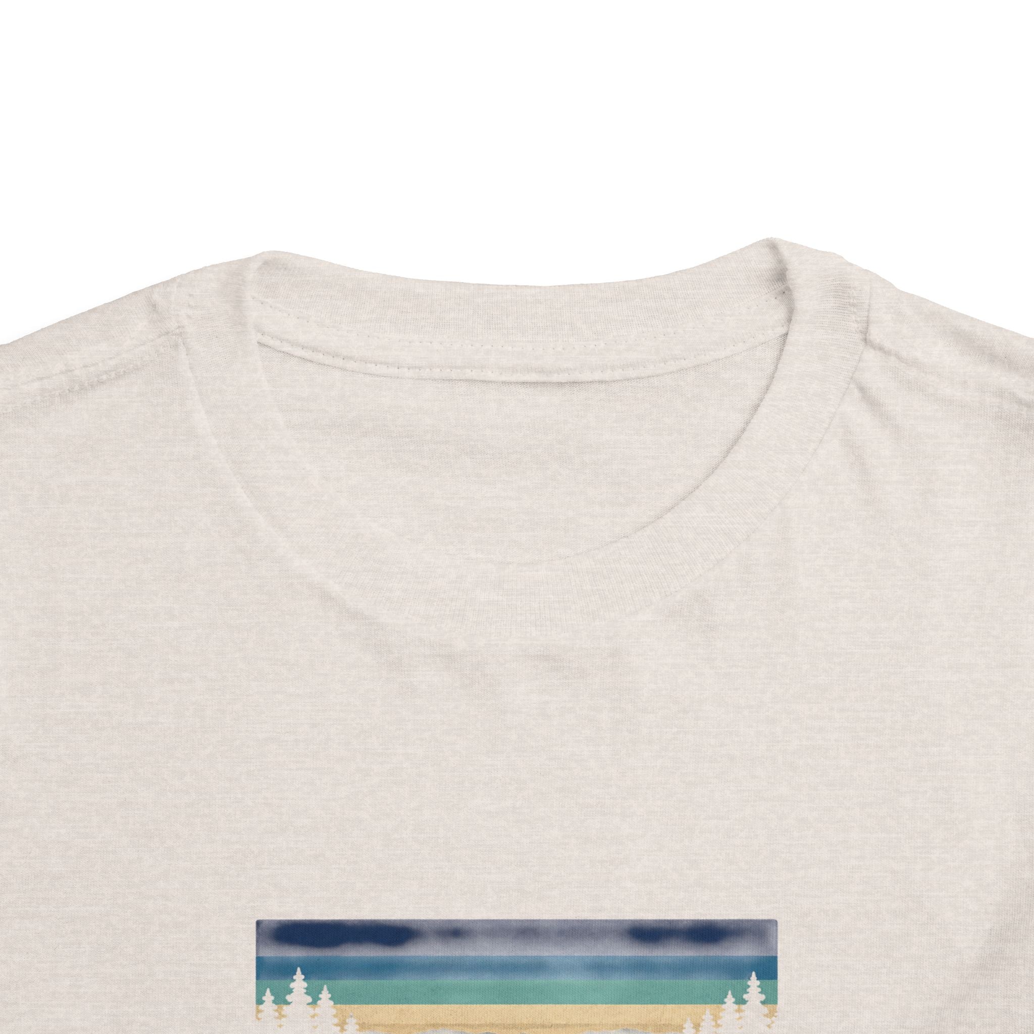 Toddler Tee - "Prince's Lakes" Retro Sunset Graphic