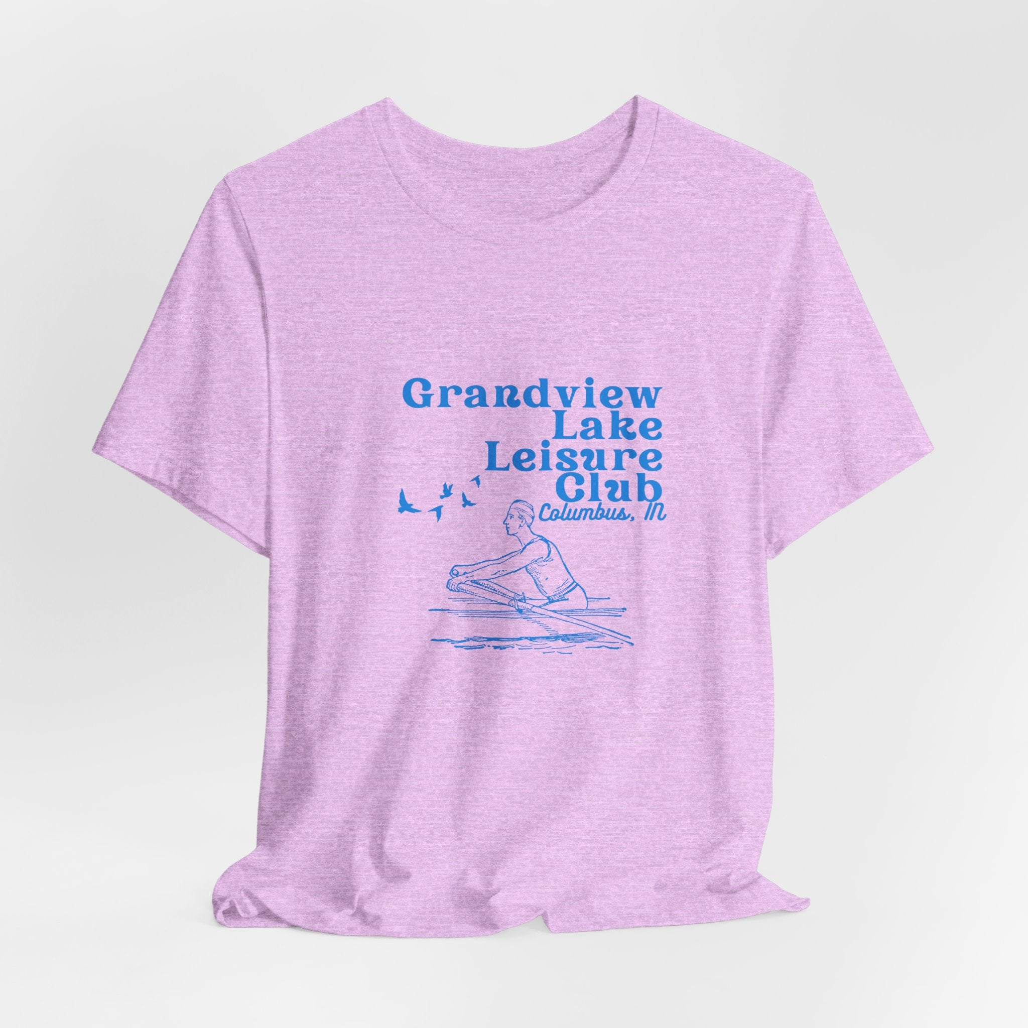 Kayak Tee – "Grandview Lake Leisure Club" Vintage Boating T-Shirt
